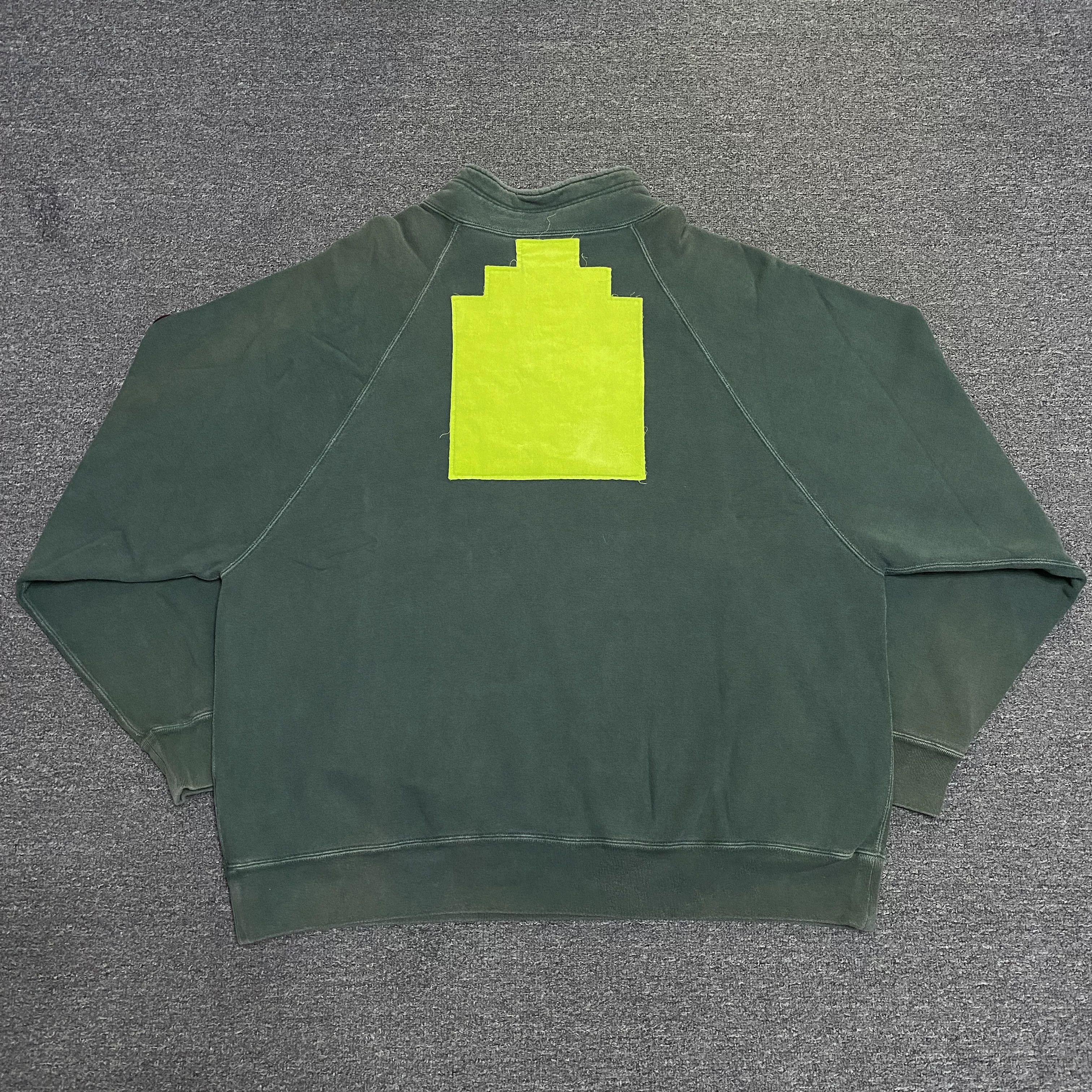 Cav Empt CAVEMPT Half-Zip Washed Sweatshirt Jacket Size US XL / EU 56 / 4 - 1 Thumbnail