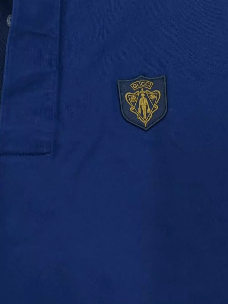 Gucci GUCCI Long Sleeve Polo Shirt with Badge-2505 Size US M / EU 48-50 / 2 - 3 Thumbnail