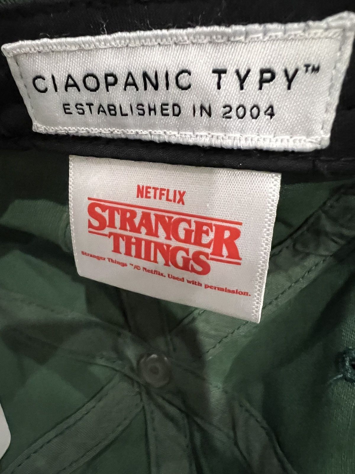 Ciaopanic Stranger Things x Ciaopanic Typy Baseball Cap Size ONE SIZE - 3 Thumbnail