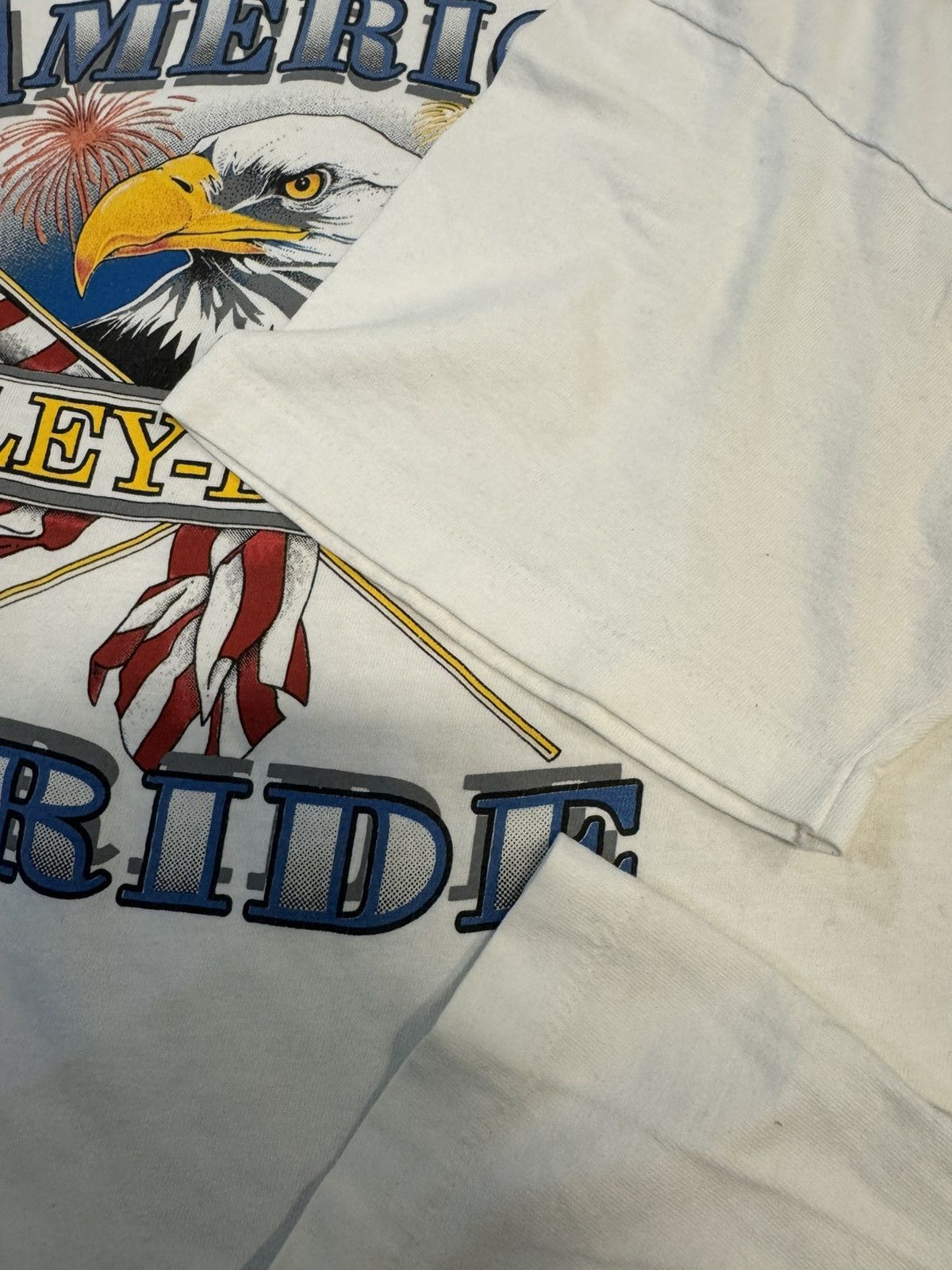 Harley Davidson Vintage 80s 90s Harley Davidson American Pride Los Angeles Size US L / EU 52-54 / 3 - 8 Thumbnail