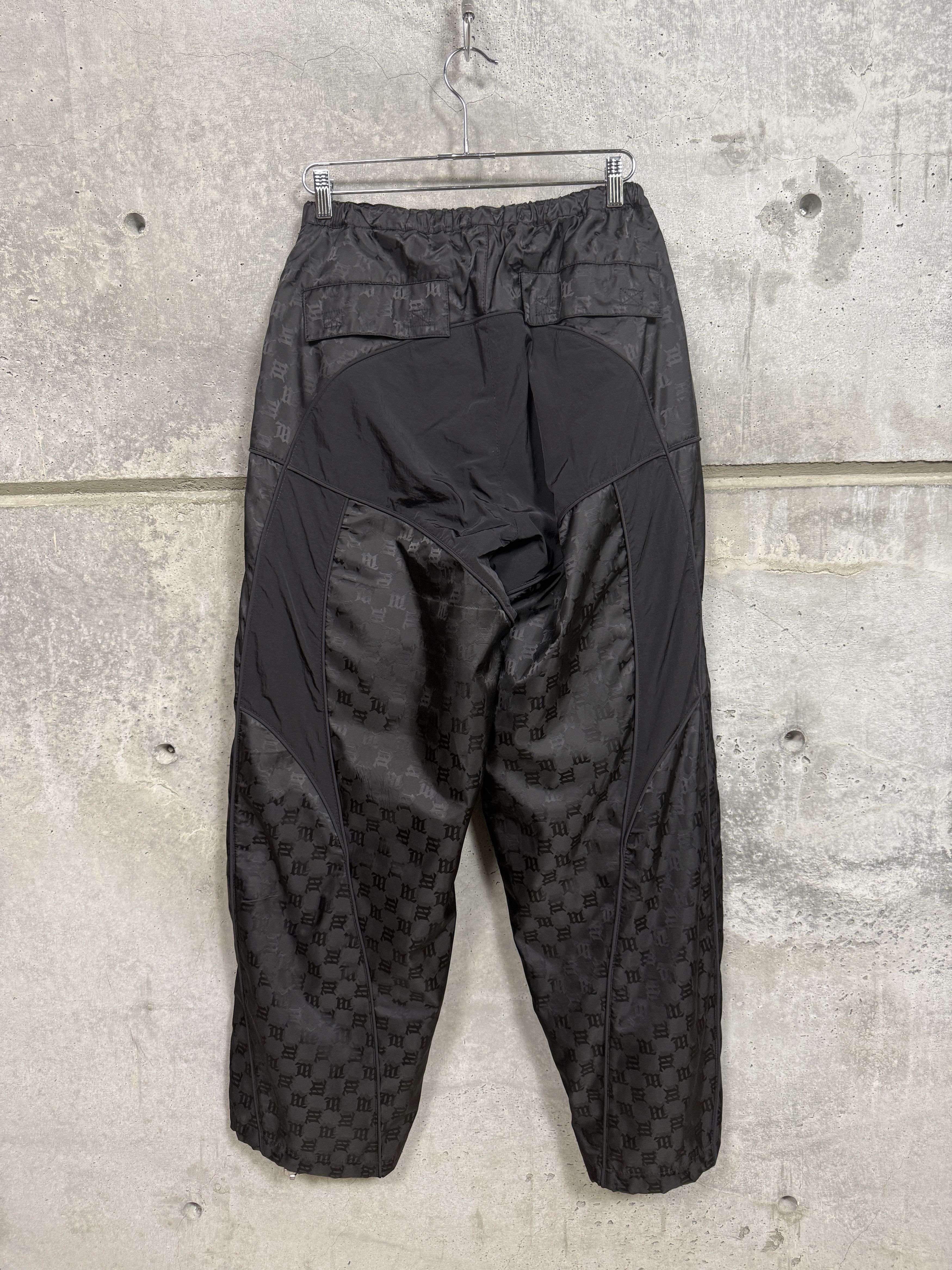 Misbhv $1050 MISBHV Black Monogram Parachute Pants Size US 30 / EU 46 - 8 Thumbnail