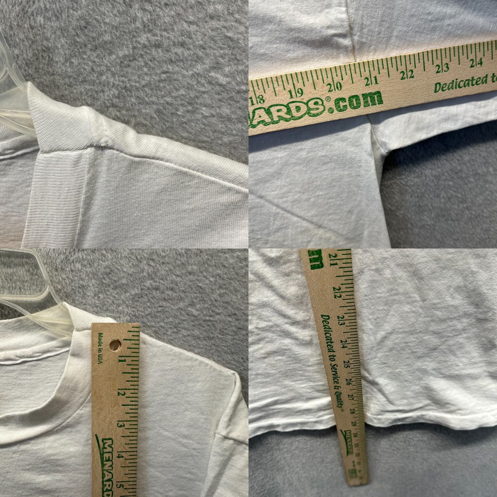 Hanes VINTAGE Hanes Shirt Mens XL White 80s Classic Crew Neck Short Sleeve T-Shirt Made in USA Size US XL / EU 56 / 4 - 8 Thumbnail
