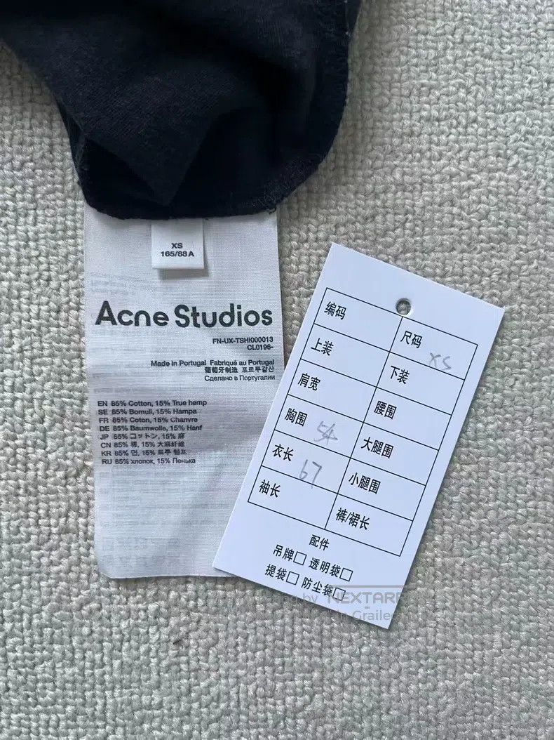 Acne Studios Acne Studios 1996 Series Letter Print Crewneck Short Sleev Size US XS / EU 42 / 0 - 5 Thumbnail