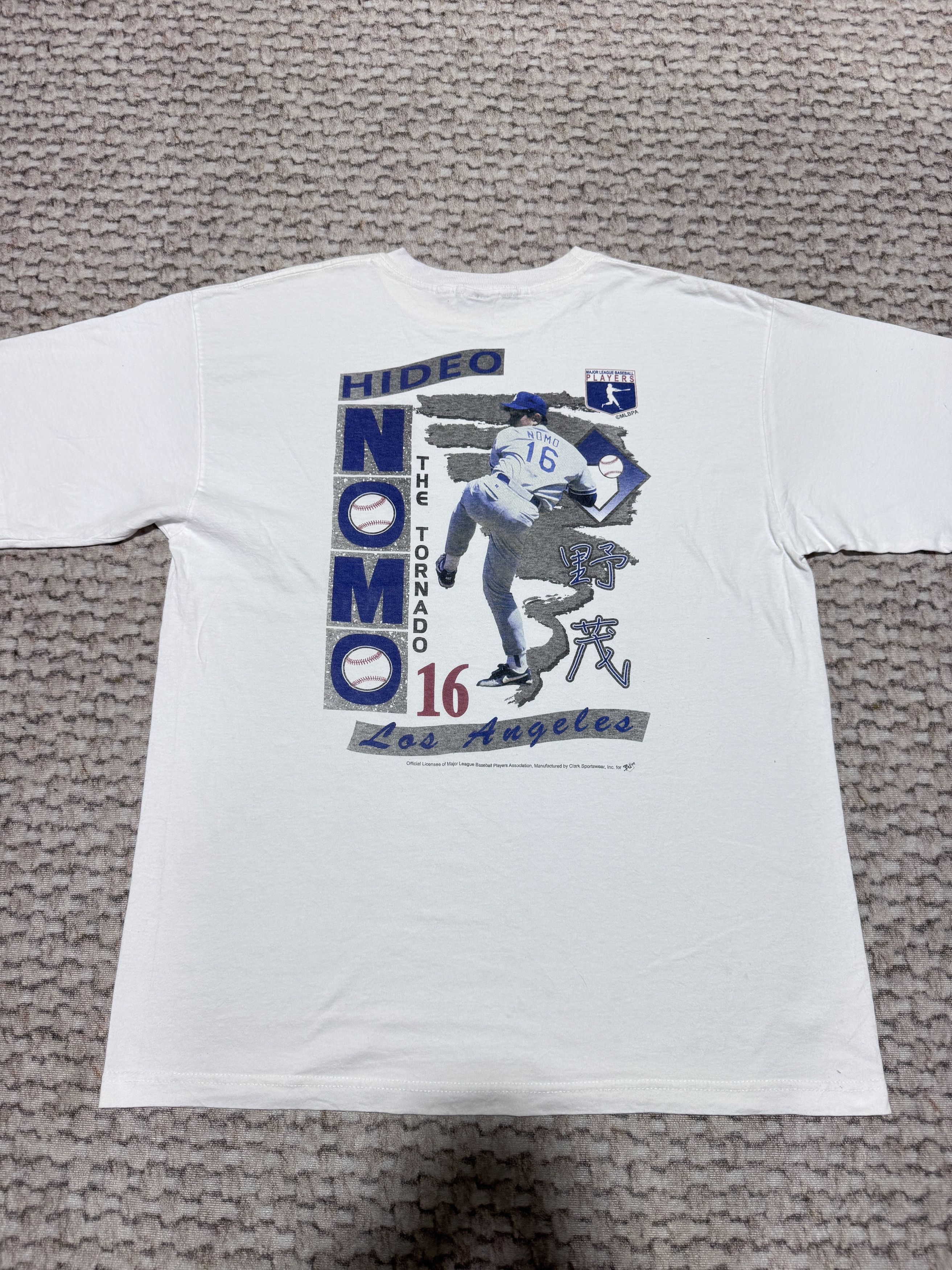 Vintage Vintage LA Dodge Hideo Nomo The Tornado T shirt XL Size US XL / EU 56 / 4 - 3 Thumbnail