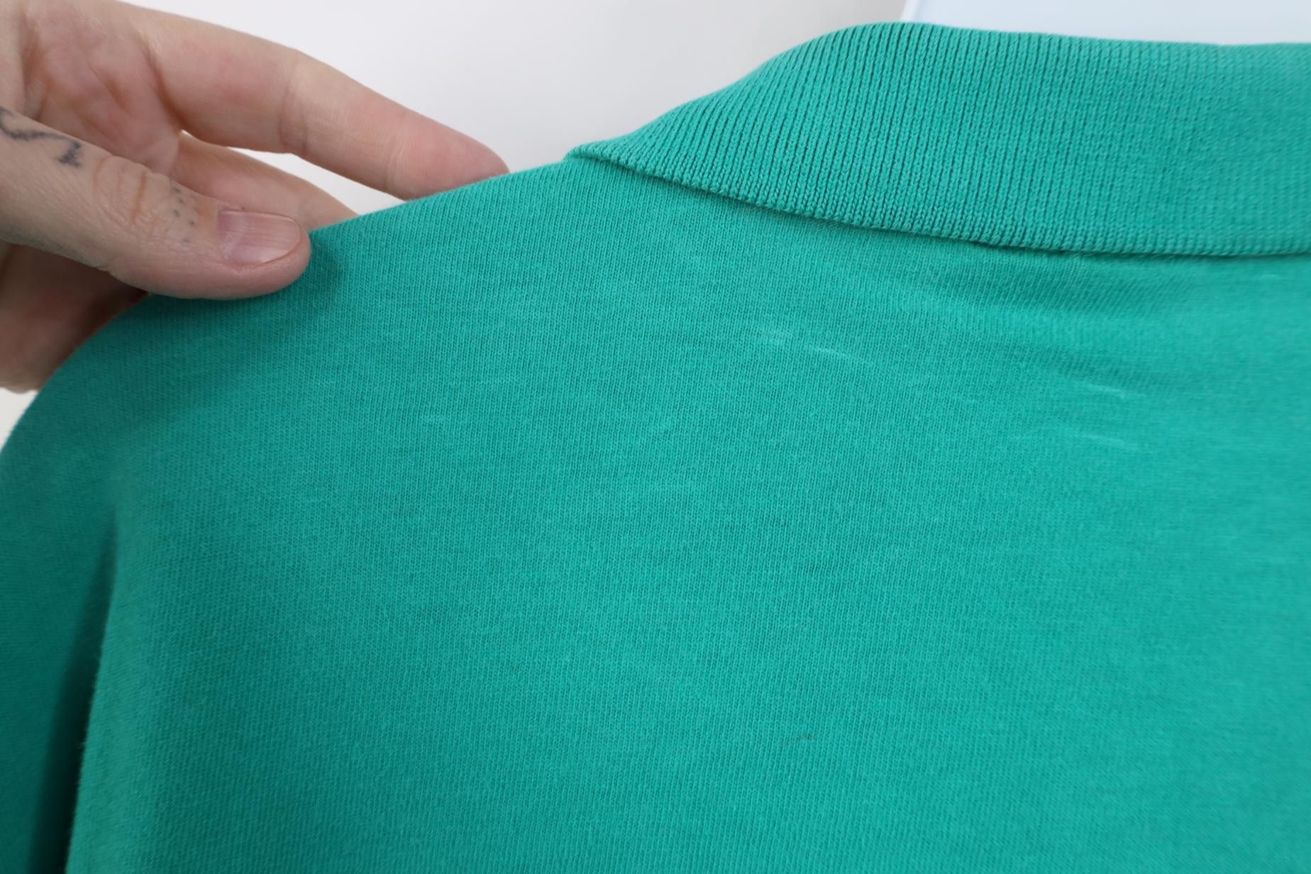 Disney Vintage 90s Disney Mickey Mouse Golf Polo Shirt Teal USA Size US XL / EU 56 / 4 - 13 Thumbnail