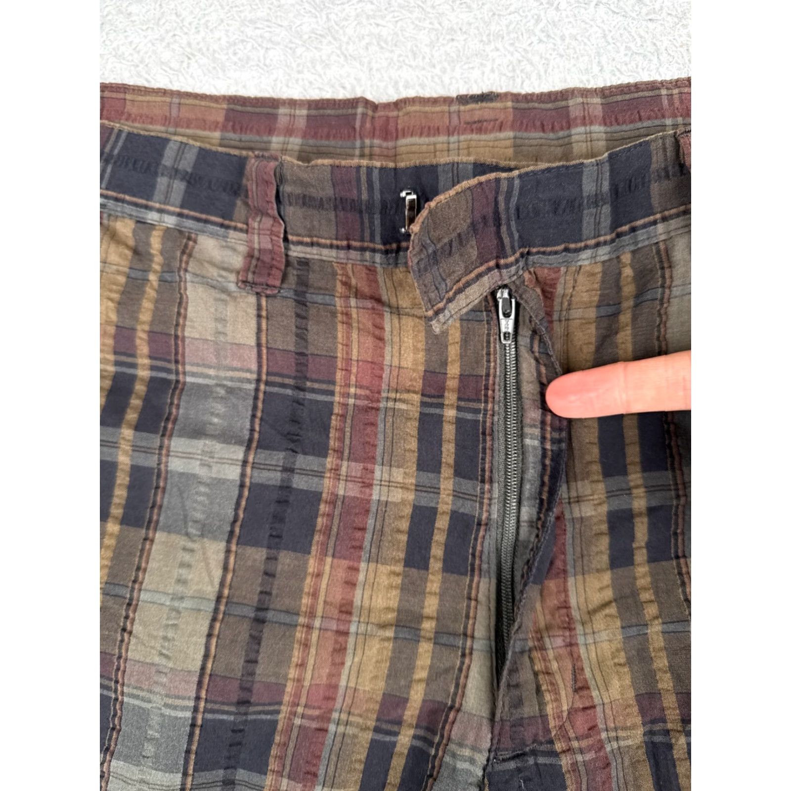 Patagonia Patagonia Shorts Men 32 Brown Plaid Chino Casual Polyester Flat Front 10" Outdoor Mens Size US 32 / EU 48 - 6 Thumbnail