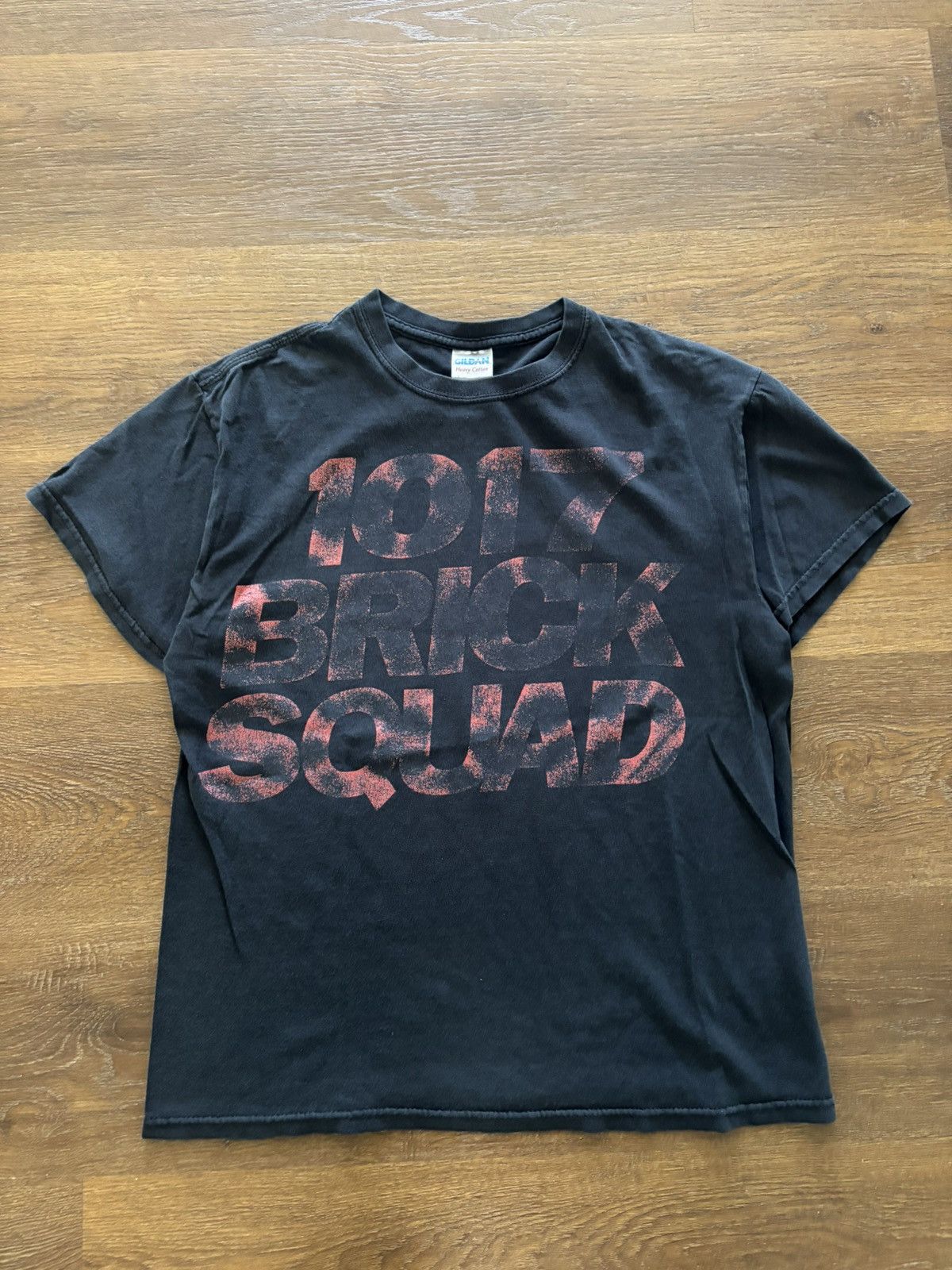 Rap Tees vintage faded 1017 brick squad gucci mane tee Size US M / EU 48-50 / 2 - 2 Thumbnail