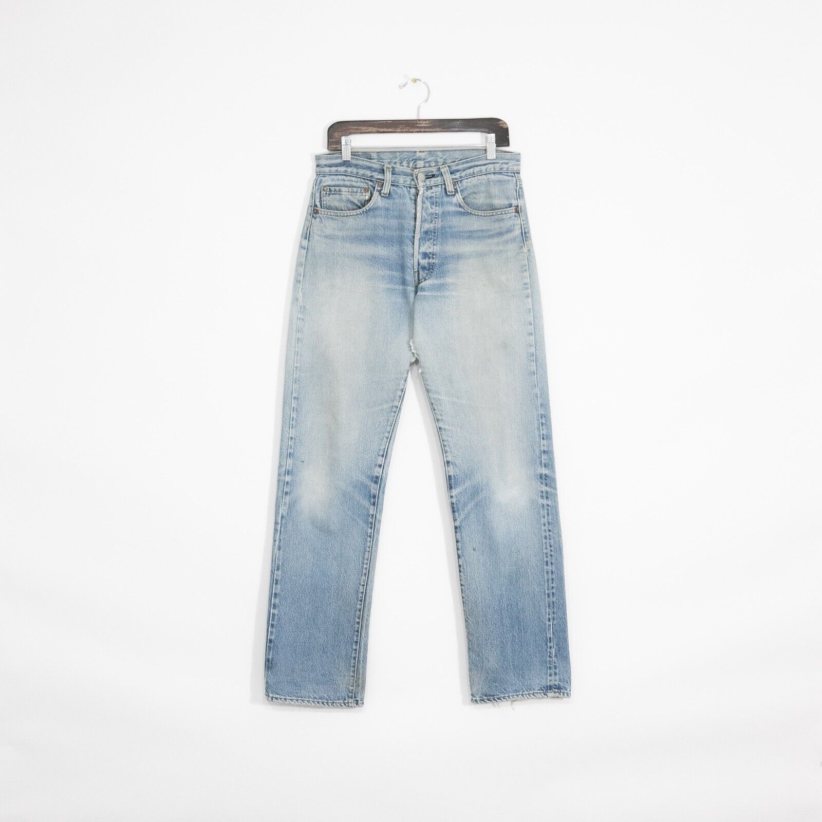 Levi's Vtg 70s Levis Redline Selvedge 501 Jeans 32x32 - Distressed Size US 32 / EU 48 - 1 Thumbnail