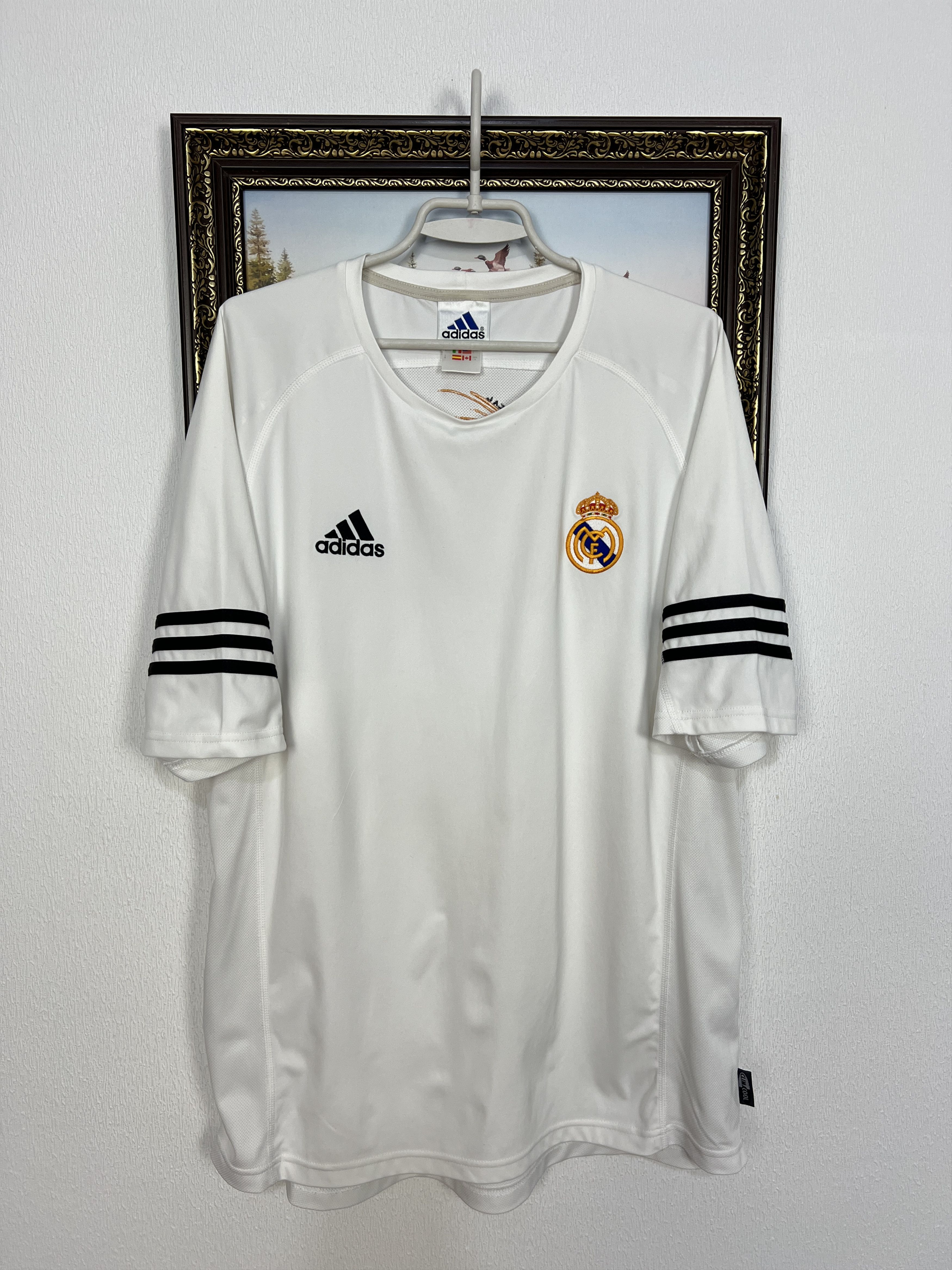 Adidas Vintage 90's Real Madrid Football Train Shirt Soccer Jersey Size US L / EU 52-54 / 3 - 2 Thumbnail
