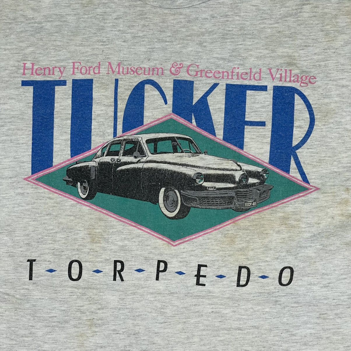 Vintage Vintage 80s Tucker Torpedo Tuck 48 Promo Tee Size US M / EU 48-50 / 2 - 2 Thumbnail