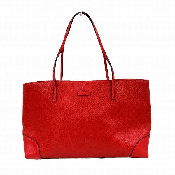 Gucci Gucci Diamante Lux Tote Bag Leather Tote Bag 353397 in Red, Women's