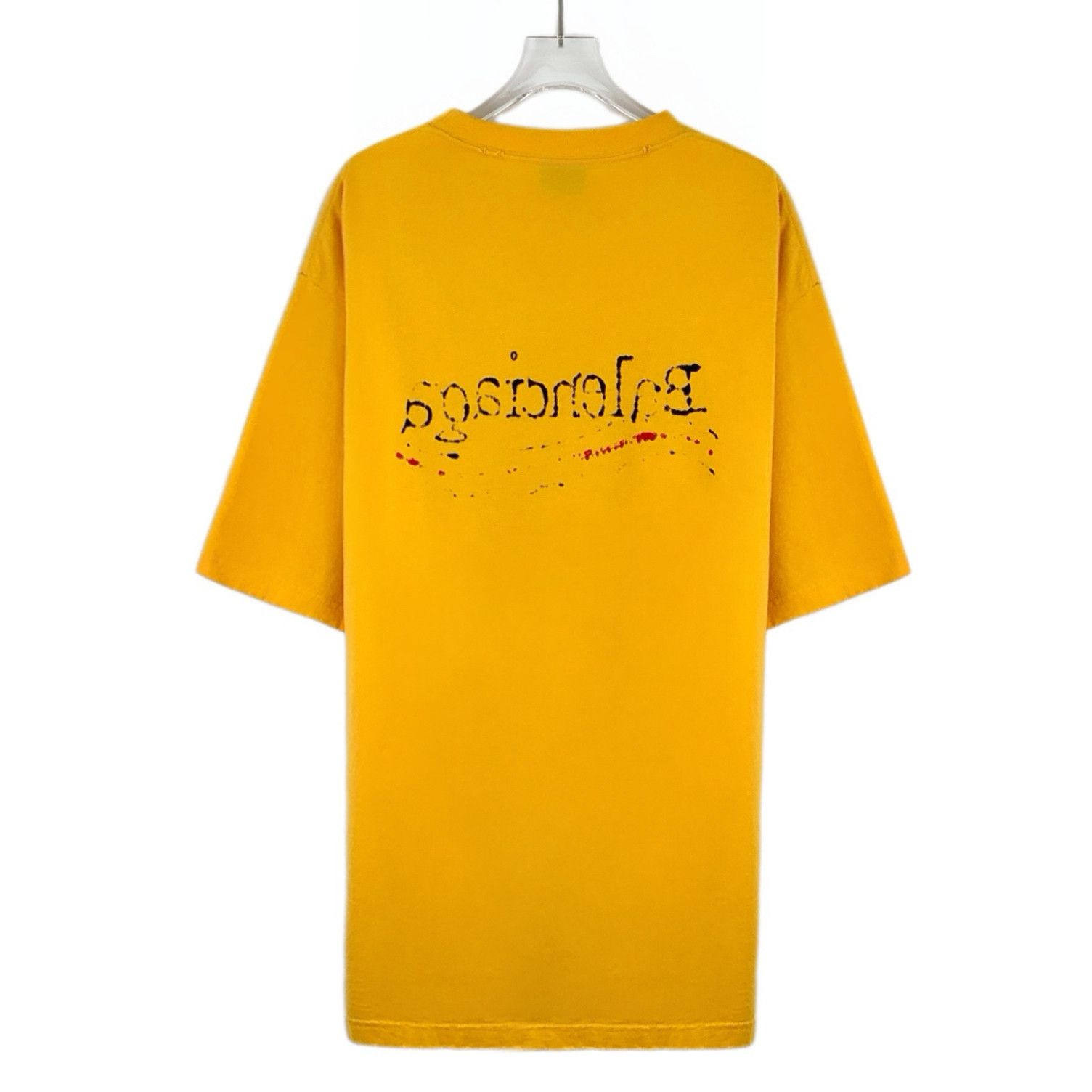 Balenciaga Balenciaga Logo T-Shirt Yellow (M) Size US M / EU 48-50 / 2 - 2 Thumbnail