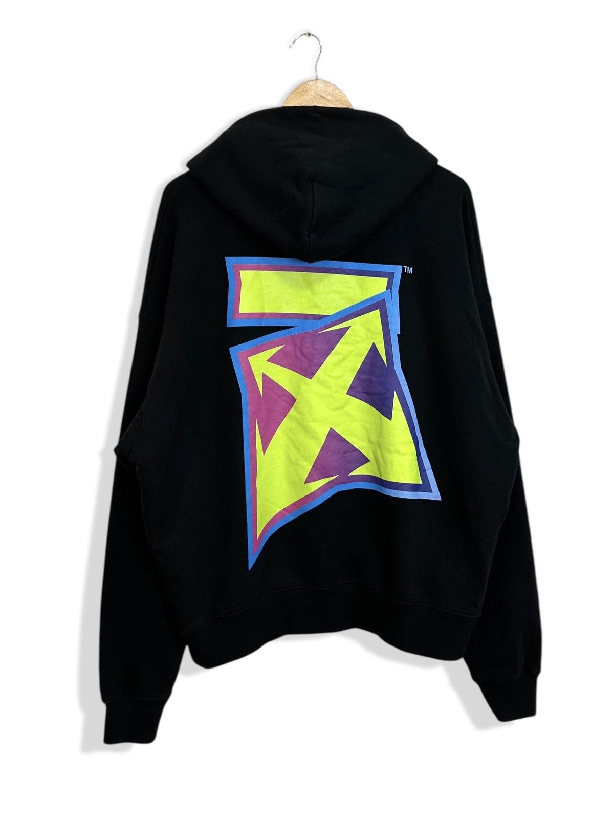 Off-White Off-White Degrade Thund Skate Hoodie – Size L Size US L / EU 52-54 / 3 - 3 Thumbnail