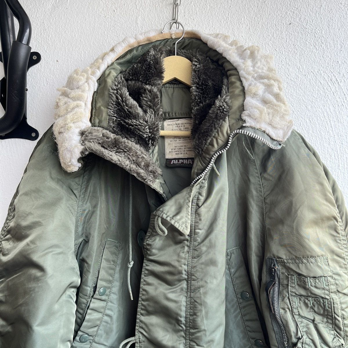 Alpha Industries × Vintage VINTAGE ALPHA INDUSTRIES N-3B BOMBER FLIGHT JACKET USA Size US L / EU 52-54 / 3 - 20 Thumbnail
