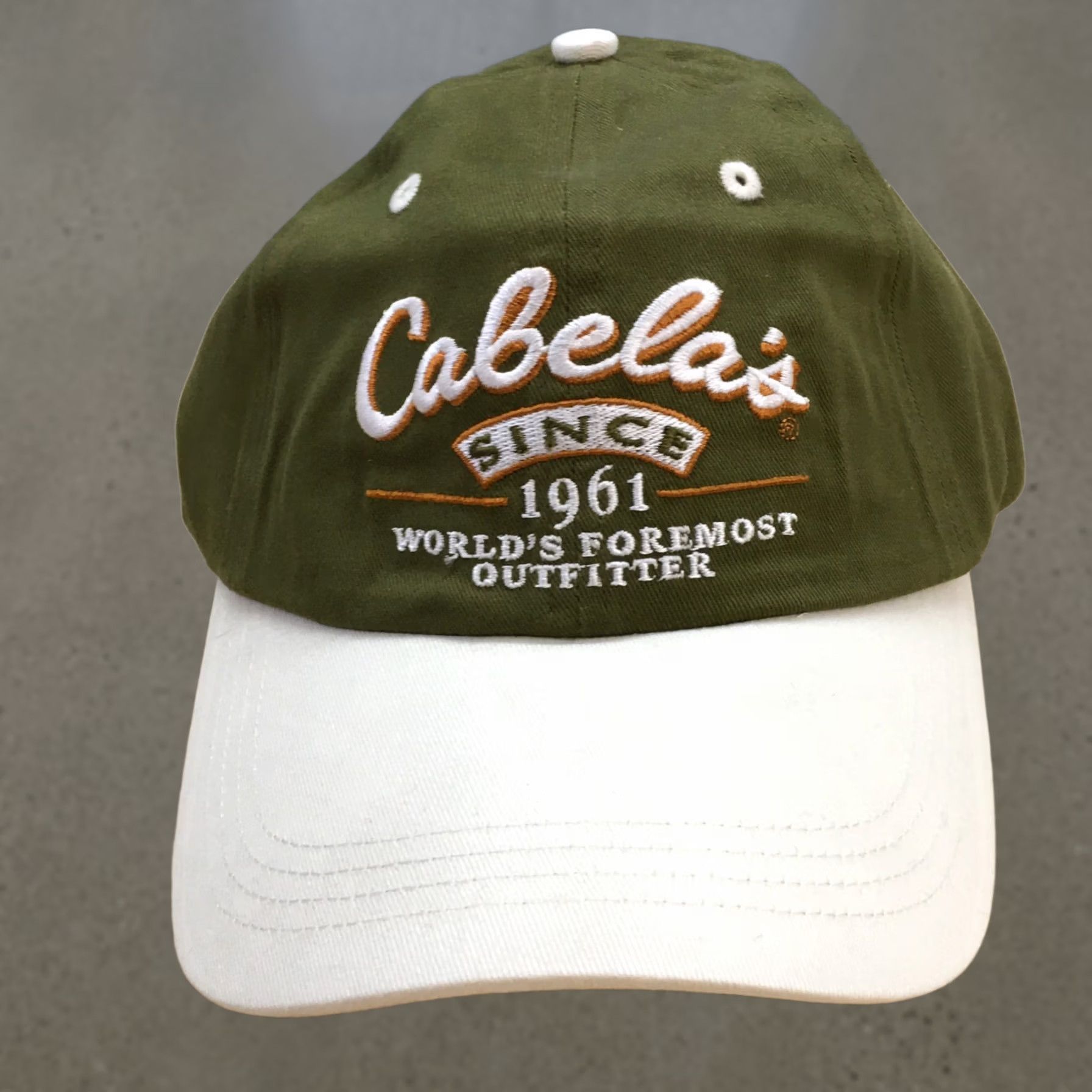Vintage Cabelas Worlds Foremost Outfitter Baseball Cap - Green Cotton Mens - One Size - Condition: Good - Ships Fast Size ONE SIZE - 1 Thumbnail