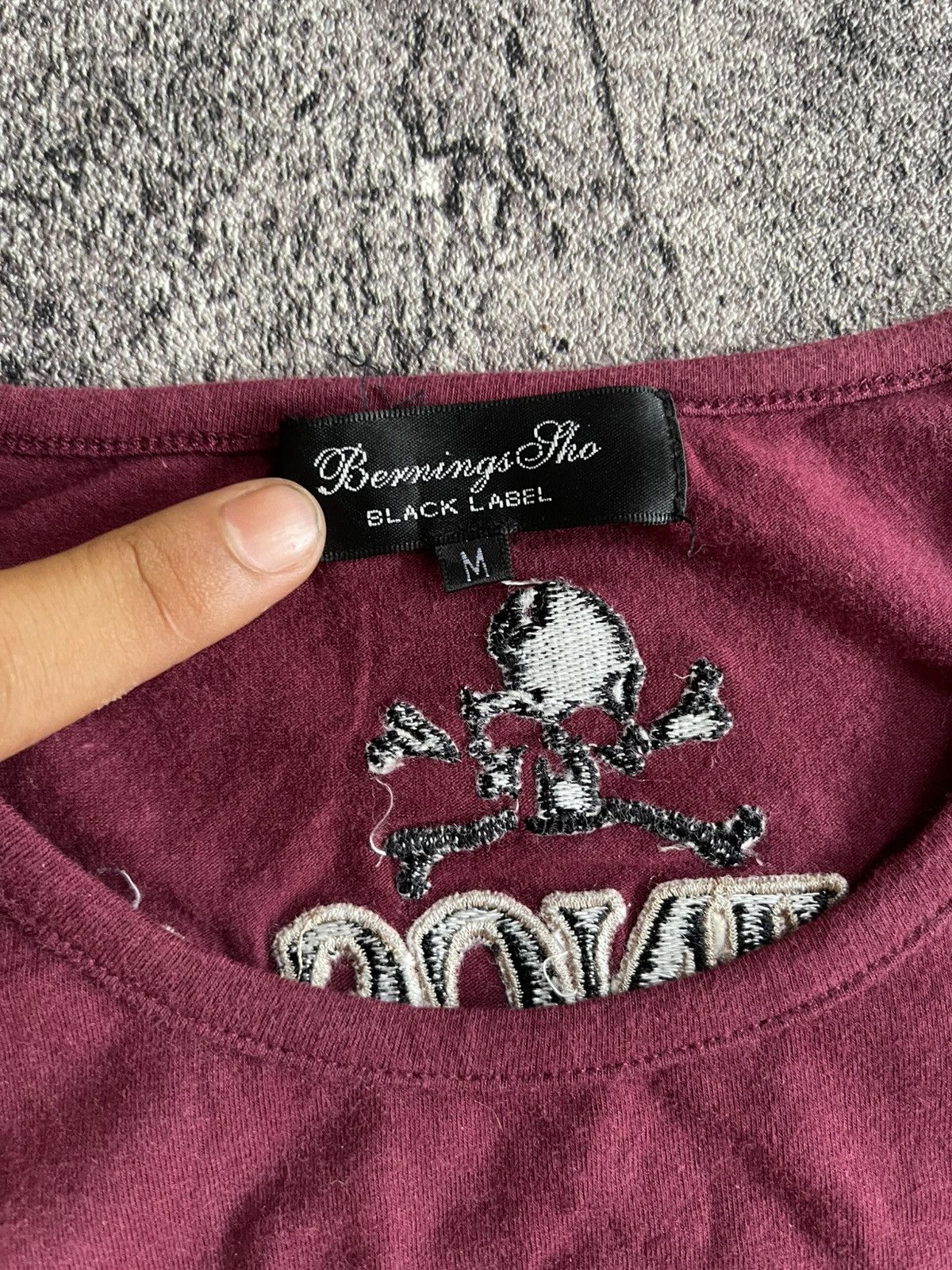 Japanese Brand Y2K Bernings sho punk skull long sleeve Size US M / EU 48-50 / 2 - 5 Thumbnail