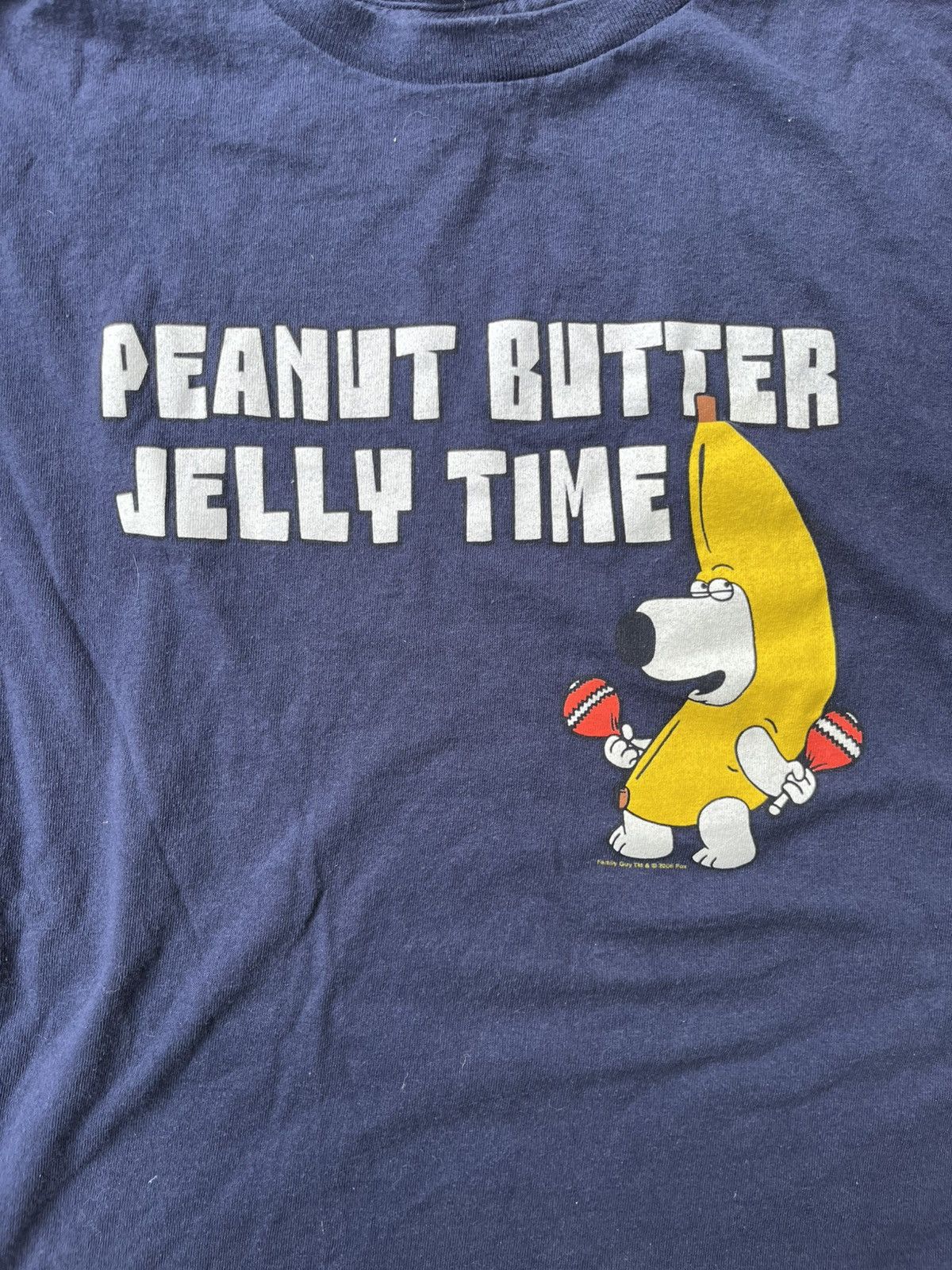 Delta × Fox Racing Y2K Family Guy Peanut Butter Jelly Time Vintage Tee Size US XL / EU 56 / 4 - 2 Thumbnail