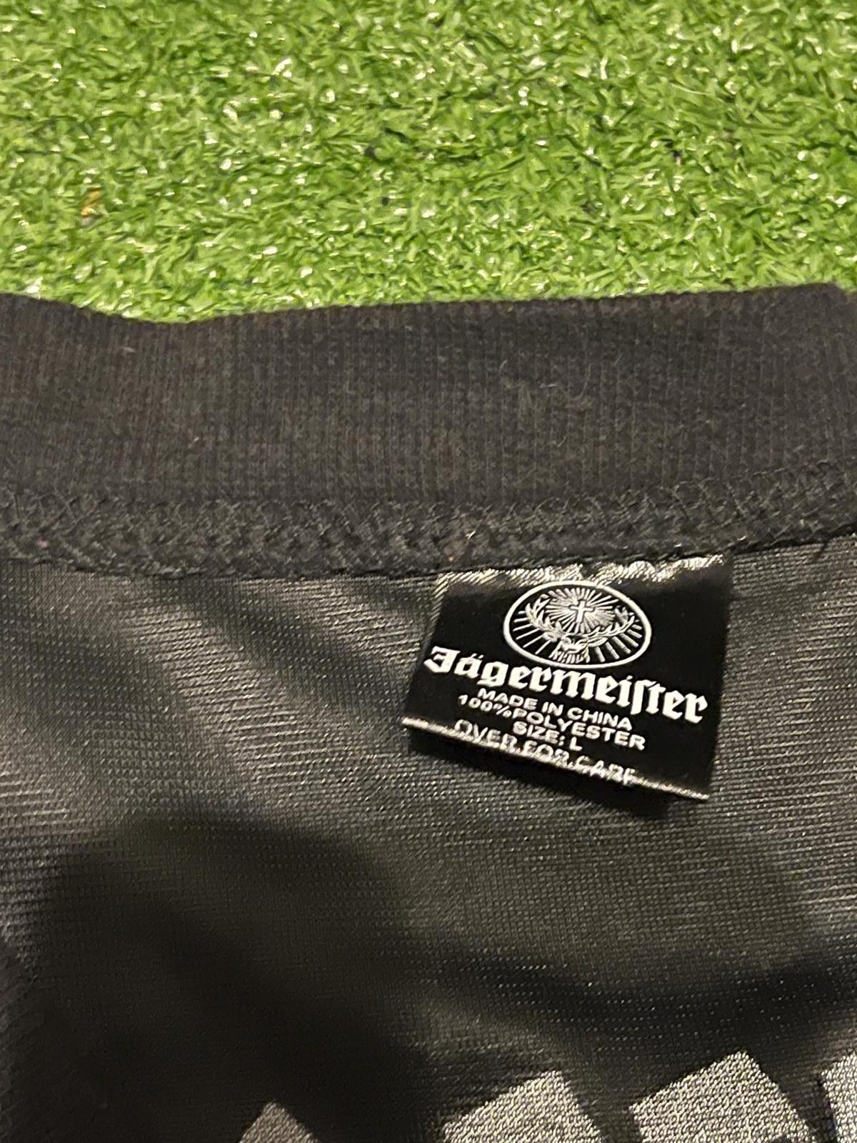 Jagermeister Vintage Jagermeister Black and Orange Number 56 Jersey Shirt Size ONE SIZE - 3 Thumbnail