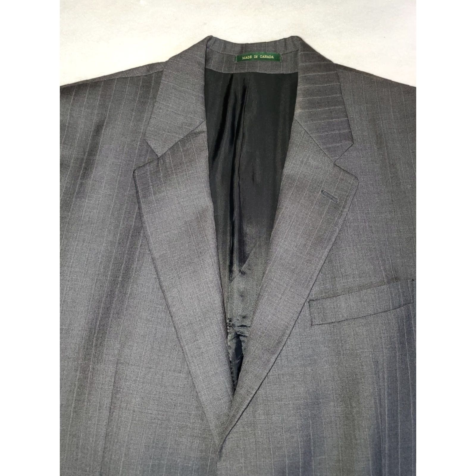 Ralph Lauren Ralph Lauren Blazer Sport Coat Mens 44-XL Gray Single Breasted Wool Jacket Size 44R - 2 Thumbnail