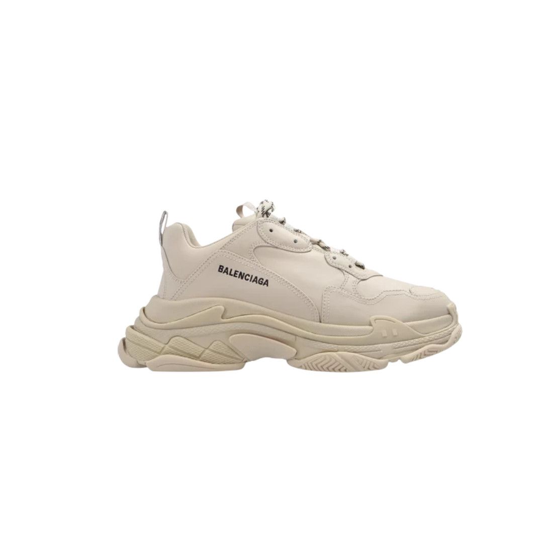 Balenciaga o1mt1gz1024 Triple S Sneakers in Beige Size US 13 / EU 46 - 1 Thumbnail