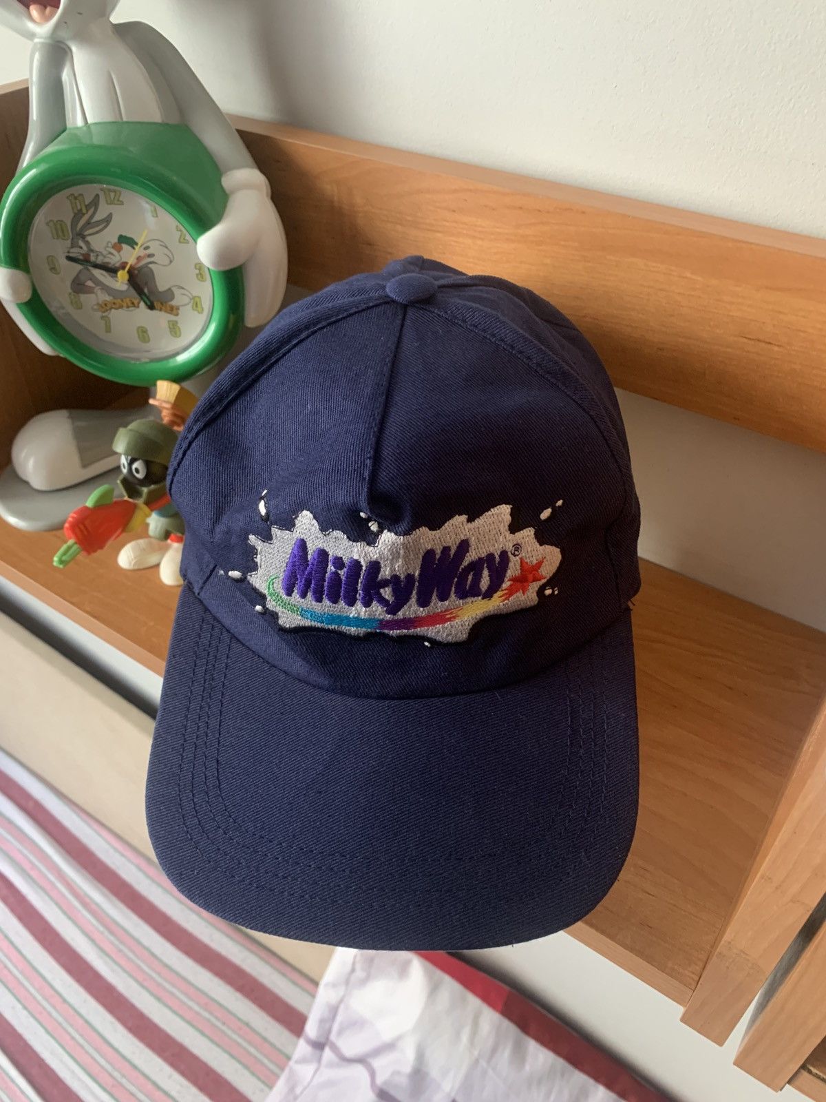 Chocolate × Vintage 90s Vintage Milky Way Chocolate Bar Candy Baseball Cap Size ONE SIZE - 1 Thumbnail