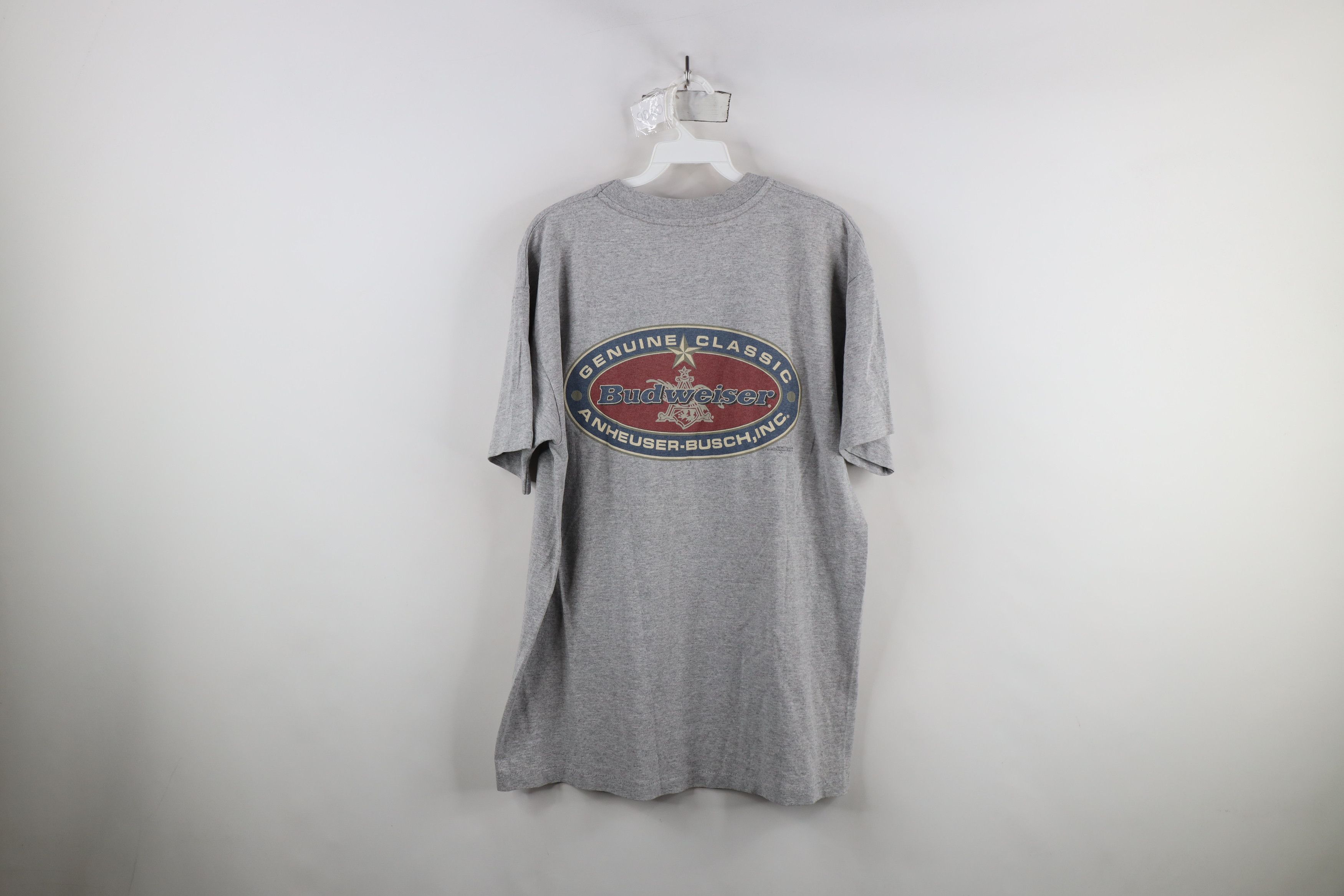 Vintage Vintage 90s Anheuser Busch Budweiser Spell Beer T-Shirt USA Size US L / EU 52-54 / 3 - 10 Thumbnail