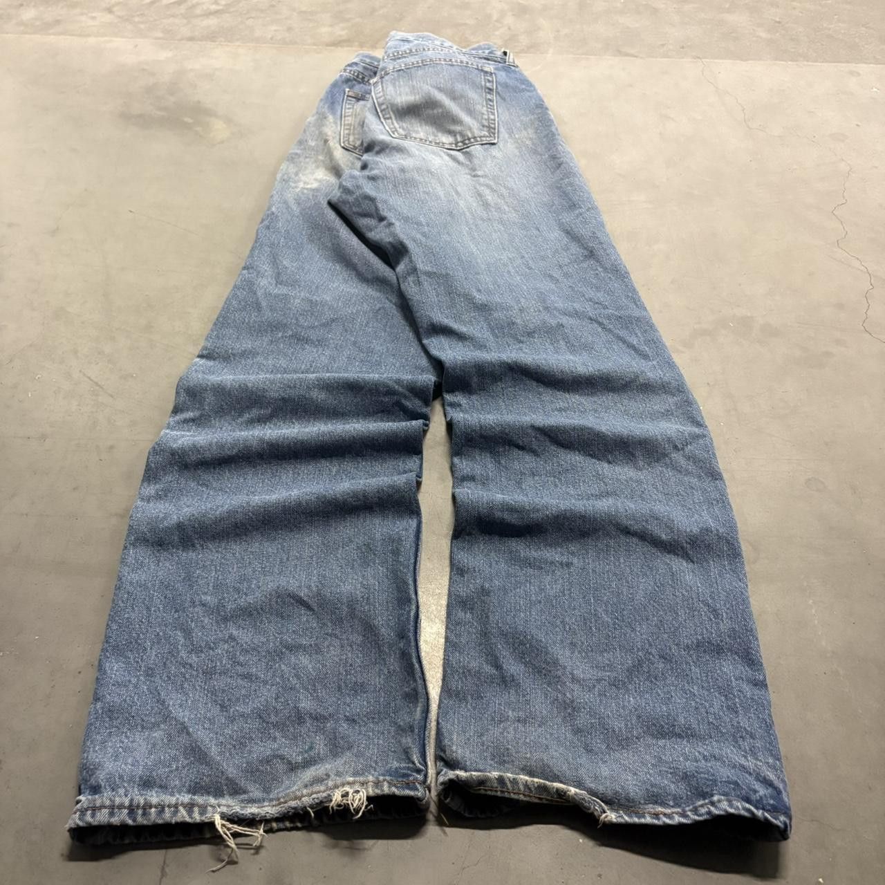 Old Navy Crazy Vintage Y2K/2000s Baggy Old Navy Skater Streetwear Medium Wash Denim Jeans! Size US 34 / EU 50 - 6 Thumbnail