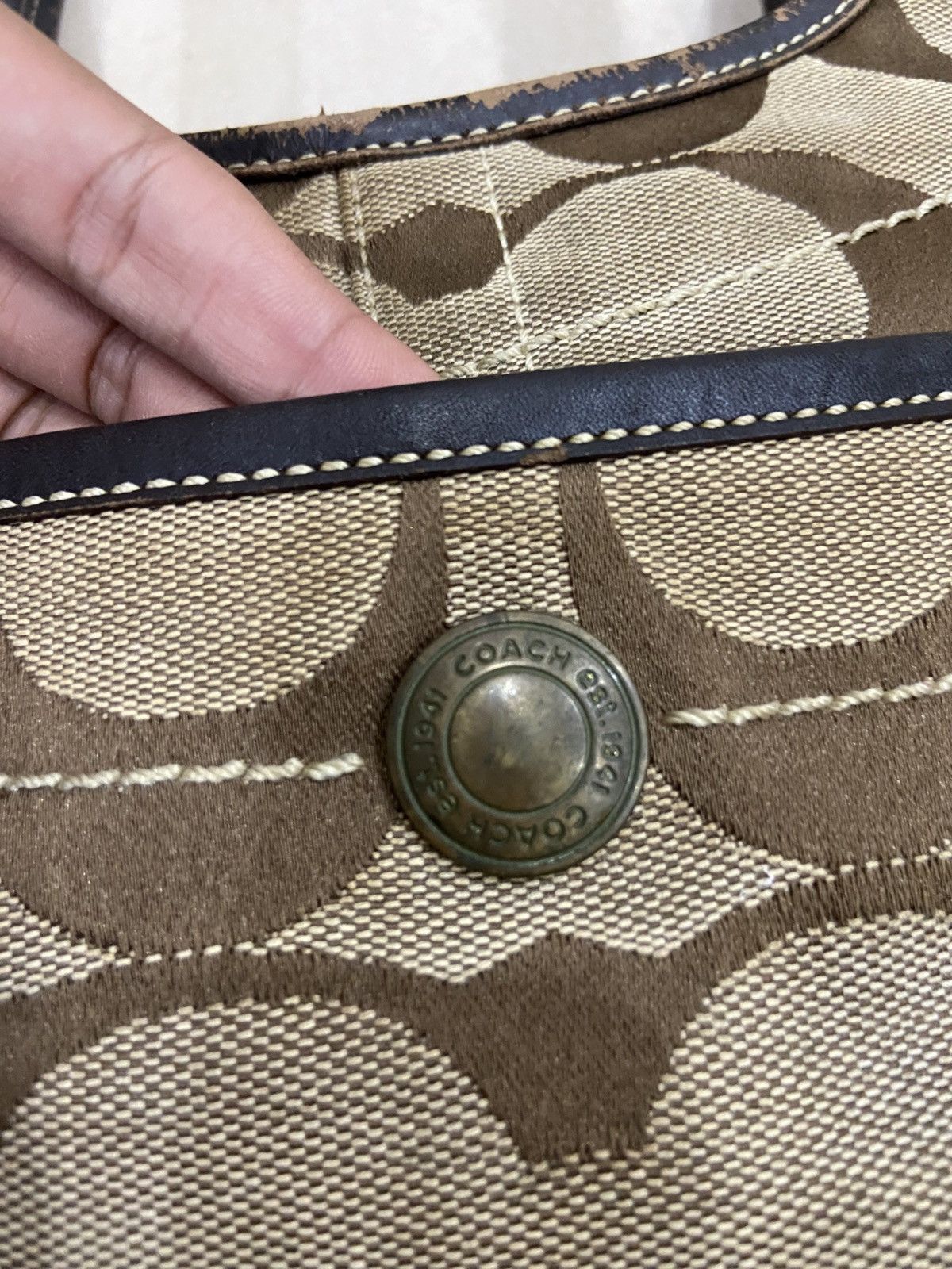 Coach 🔥 Y2K Coach Signature Gallery Tote 11292 Size ONE SIZE - 13 Thumbnail
