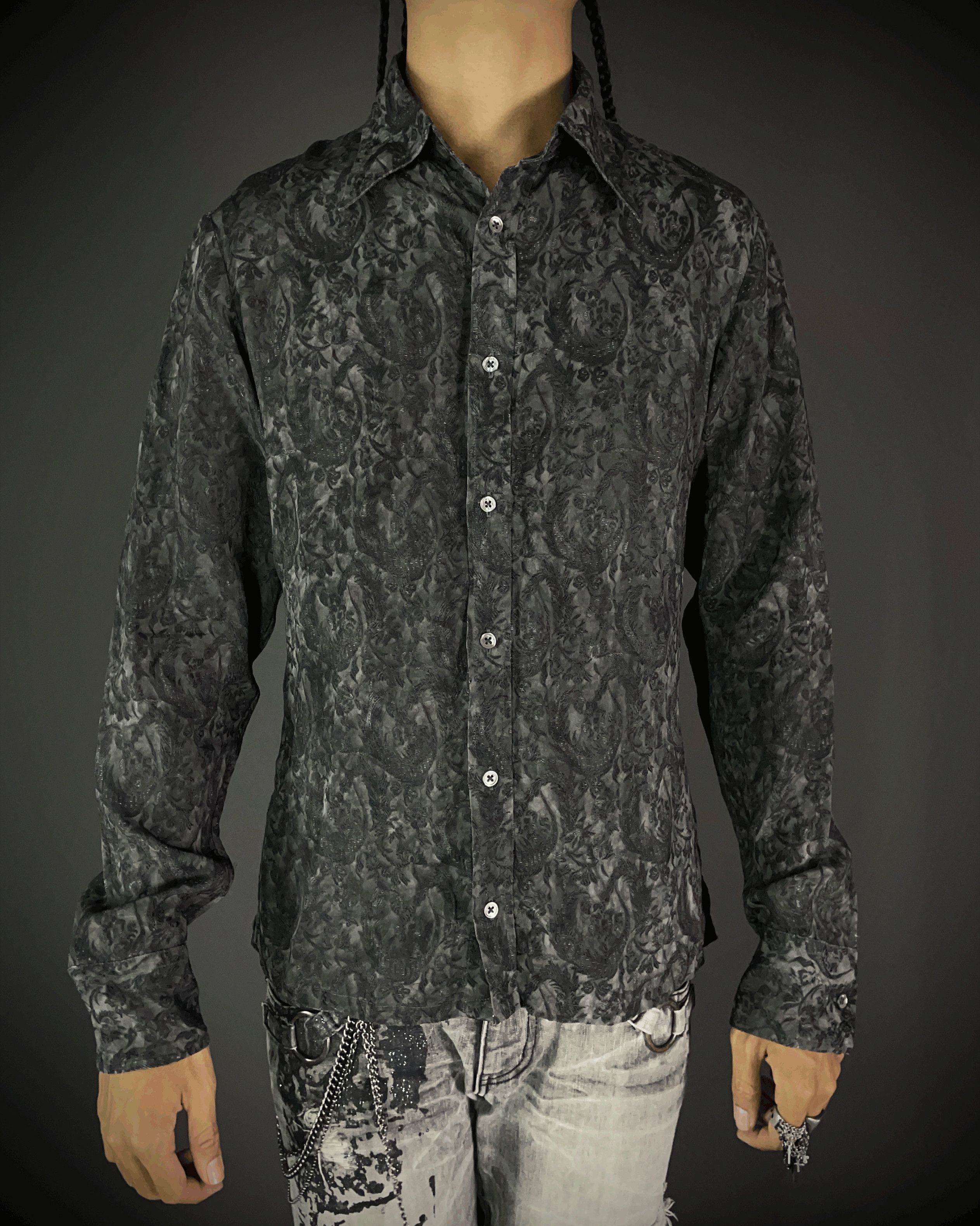 5351 POUR LES HOMMES 5351 Pour Les Tribal Embroidery Shirt Size US M / EU 48-50 / 2 - 1 Thumbnail