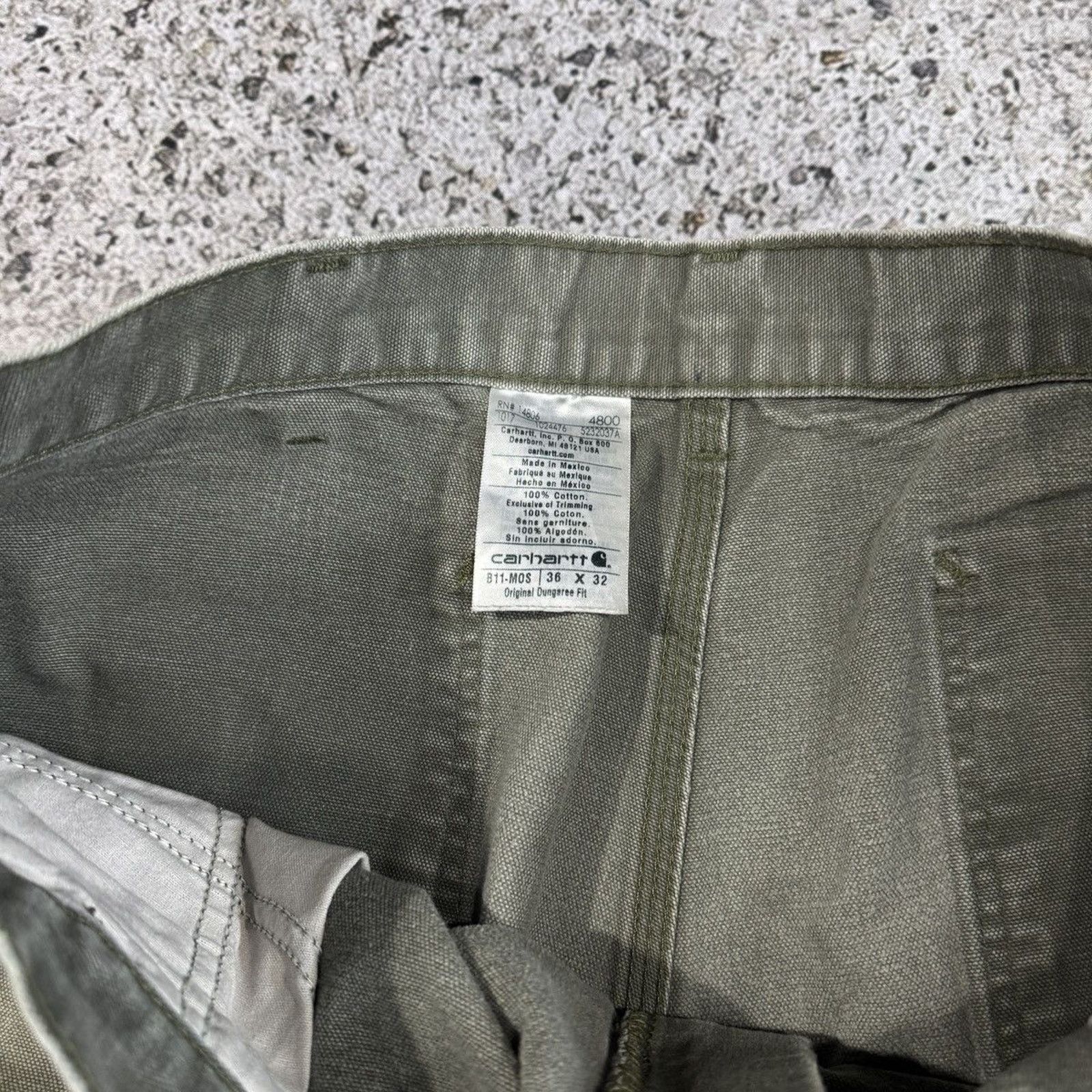 Carhartt Thrashed Faded Distressed Carhartt Pants ERD Grunge Chrome Size US 34 / EU 50 - 6 Thumbnail