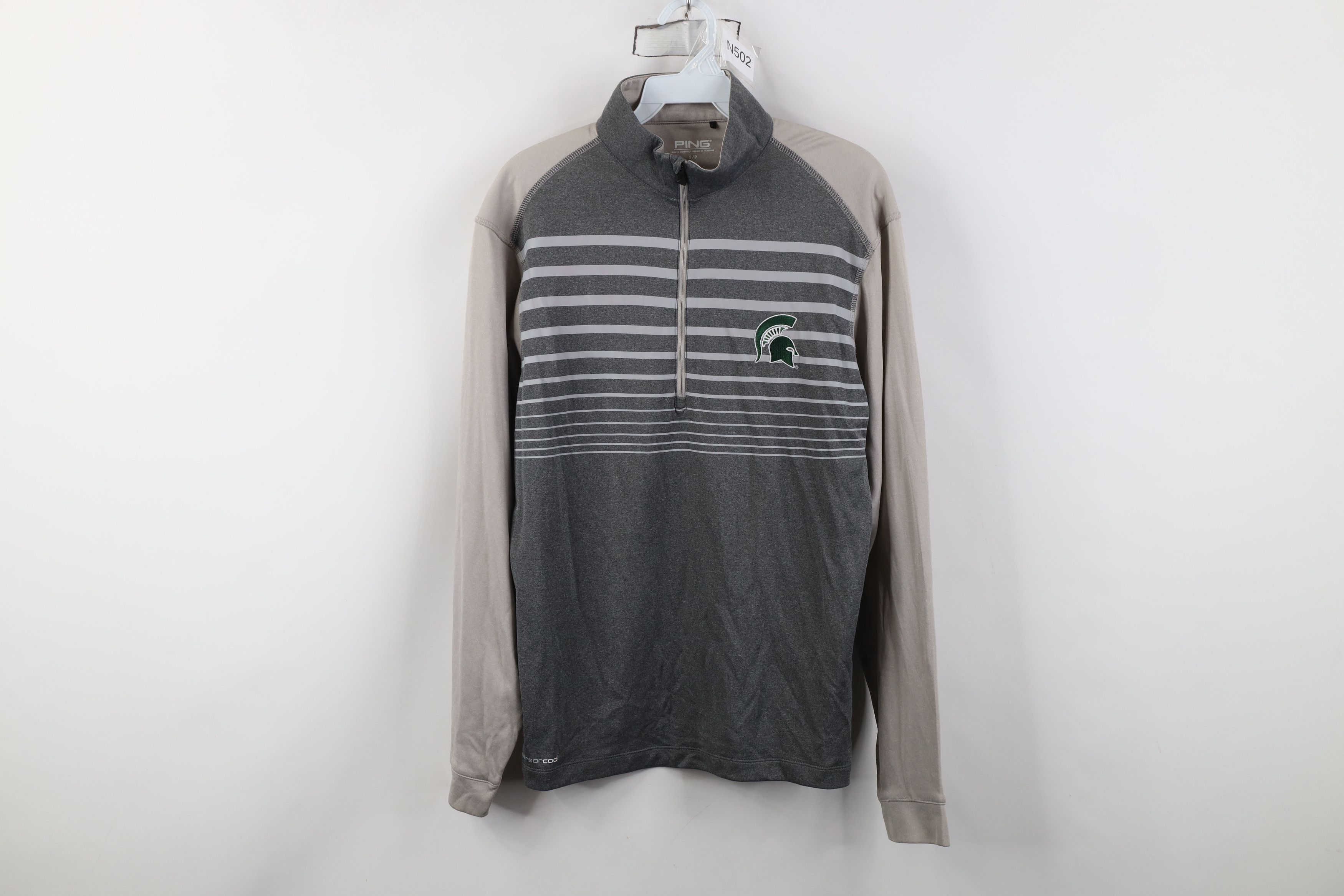 PING Ping Golf Michigan State University Half Zip Pullover Jacket Size US S / EU 44-46 / 1 - 1 Thumbnail