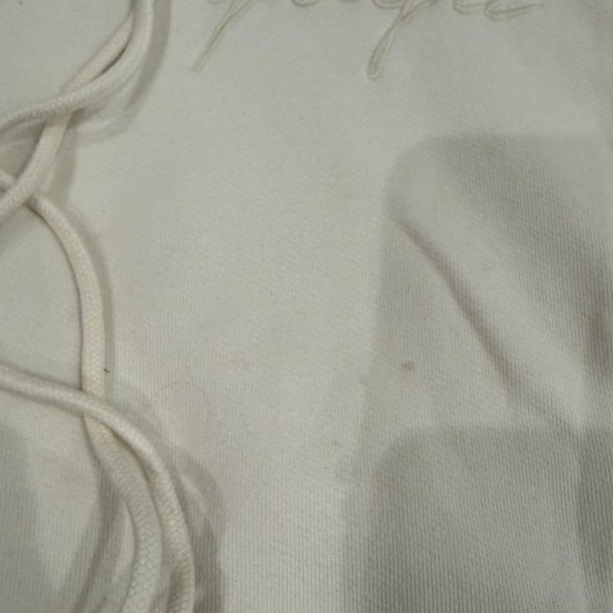 Alo Yoga Alo Yoga Cropped Raw Hem Hoodie in Beige, Size L Size L / US 10 / IT 46 - 2 Thumbnail
