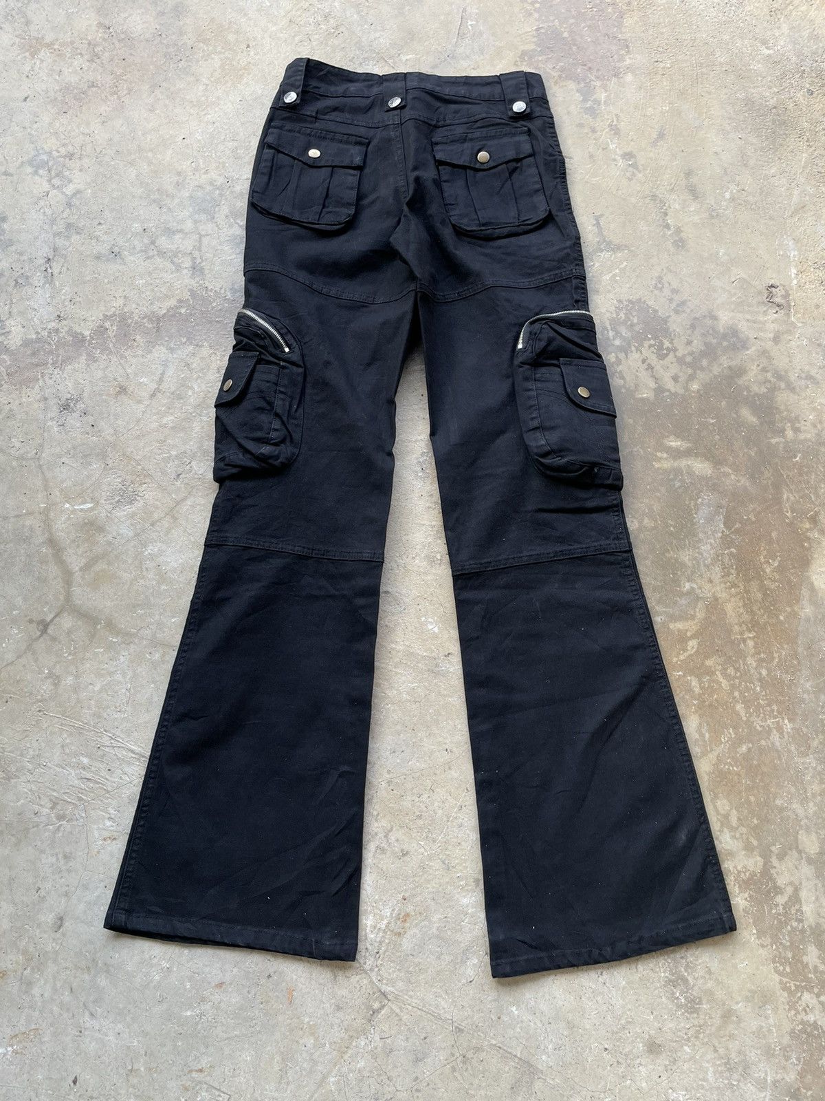 If Six Was Nine Japanese Brand Multipocket Tactical Cargo Flared Pant Size US 27 - 5 Thumbnail