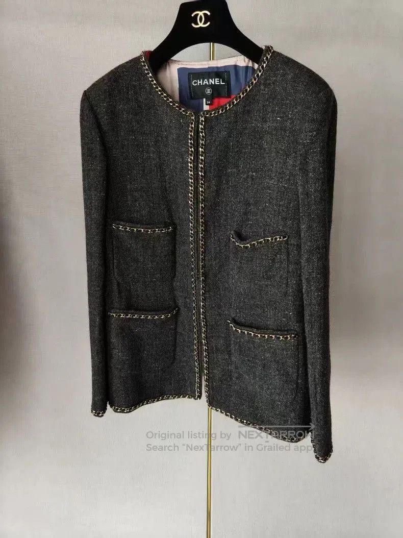 Chanel Chanel Gray Jacket Size 34. Size US XS / EU 42 / 0 - 1 Thumbnail
