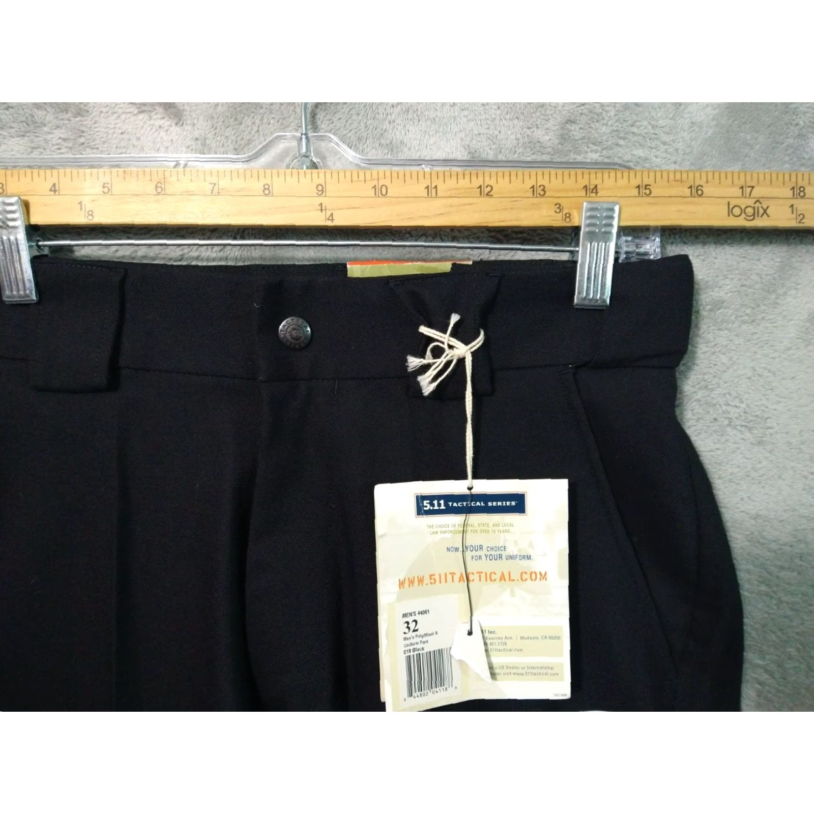 Vintage VINTAGE 5.11 Tactical Pants Mens 32 Black Wool Blend PDU Class A Twill Unhemmed Size US 32 / EU 48 - 3 Thumbnail