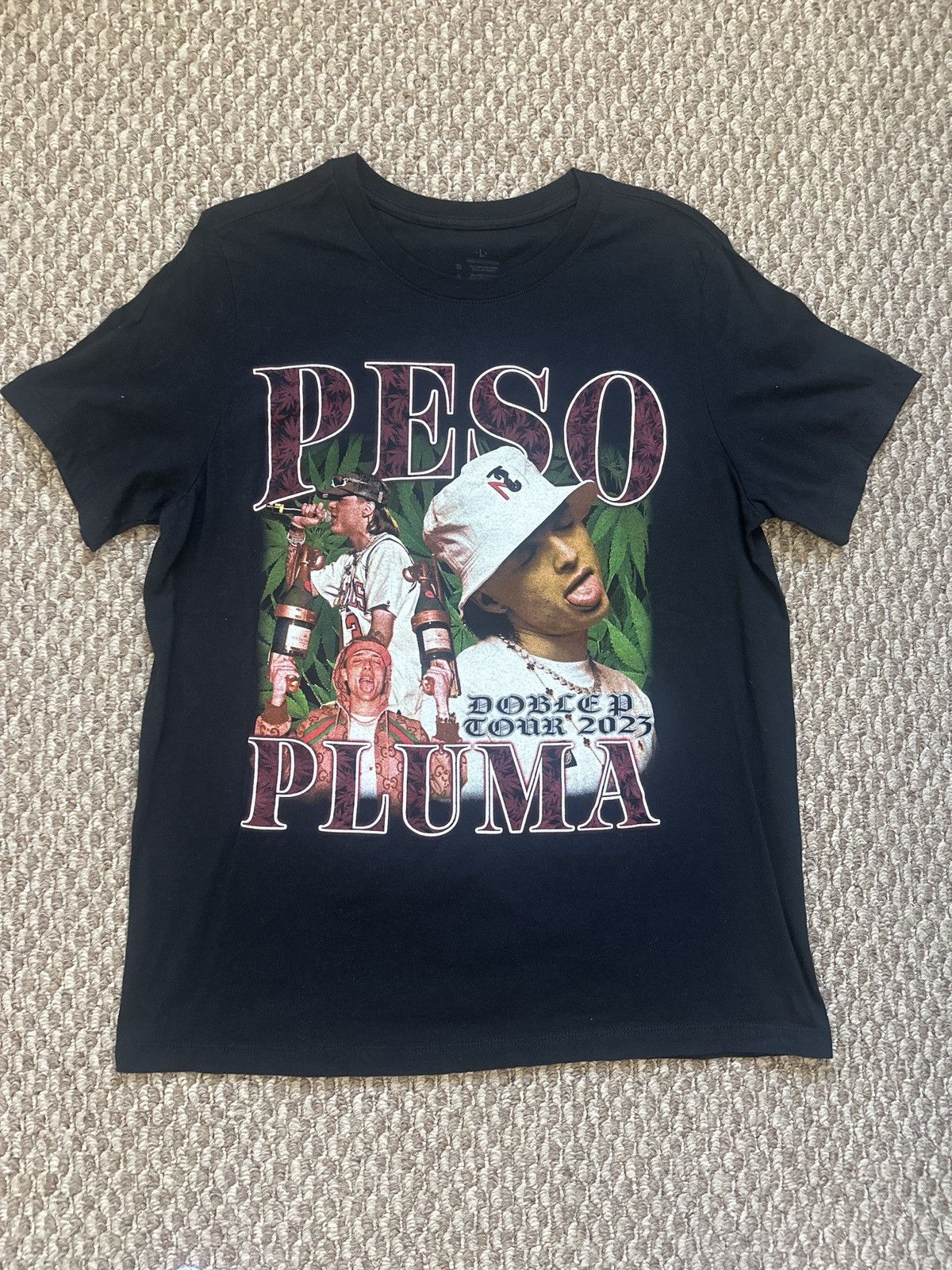 Vintage Peso Pluma T Shirt Size US L / EU 52-54 / 3 - 1 Thumbnail