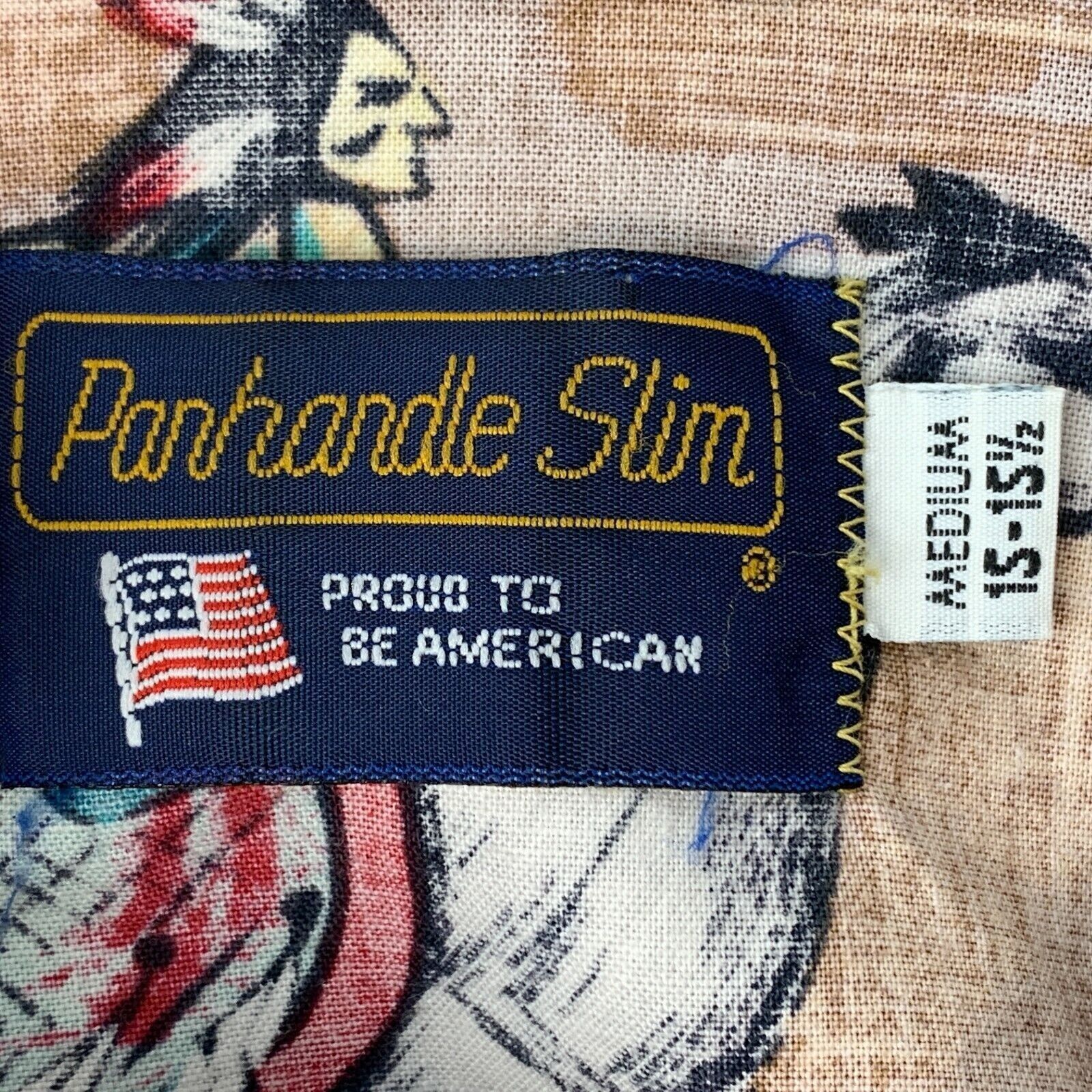 Panhandle Slim Vintage Panhandle Slim Button Front Shirt Indian M Medium Size US M / EU 48-50 / 2 - 5 Thumbnail