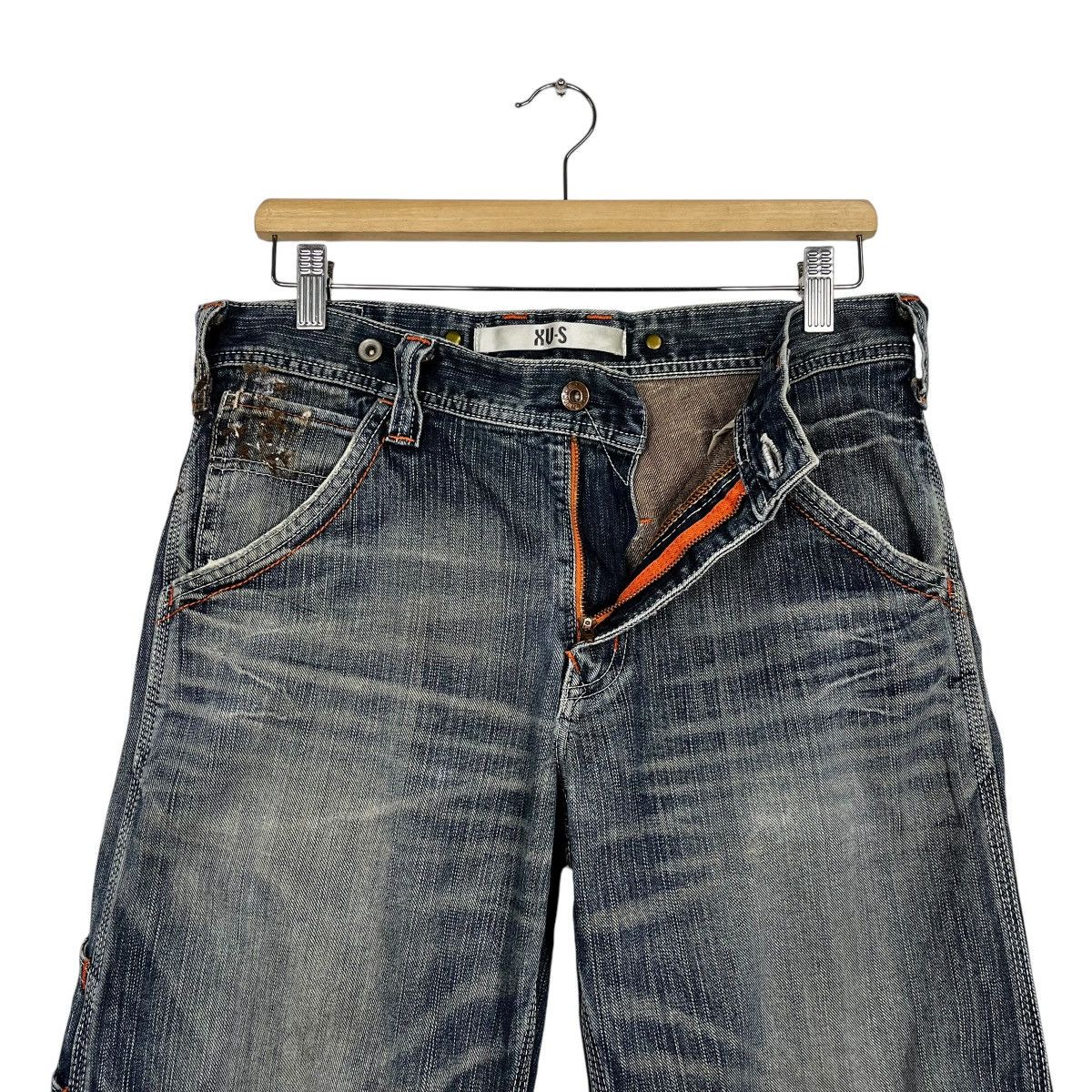Japanese Brand Vintage Edwin Lot 405 Distressed Denim Jeans Size 32" / US 10 / IT 46 - 14 Thumbnail