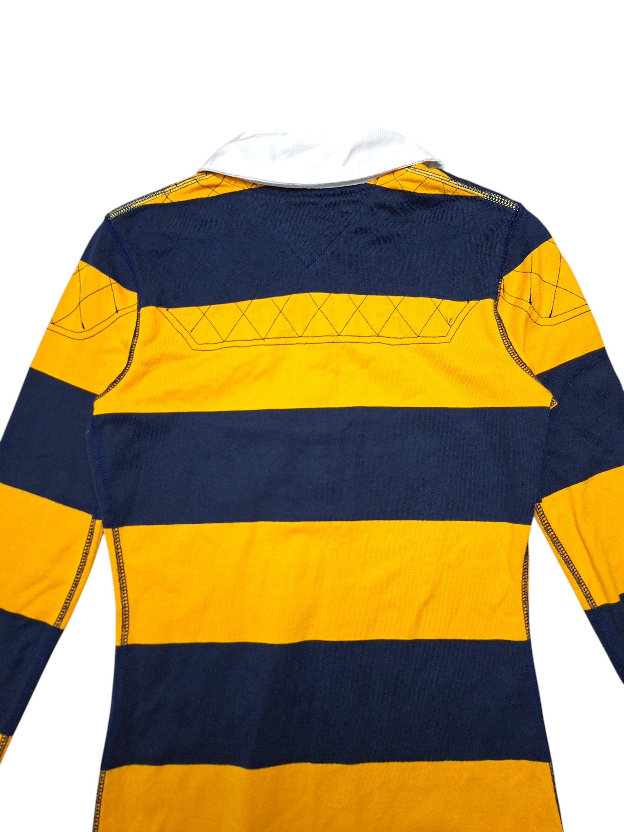 Tommy Hilfiger Vintage Tommy Hilfiger Rugby Mini Dress Navy&Yellow Striped Size S / US 4 / IT 40 - 8 Thumbnail