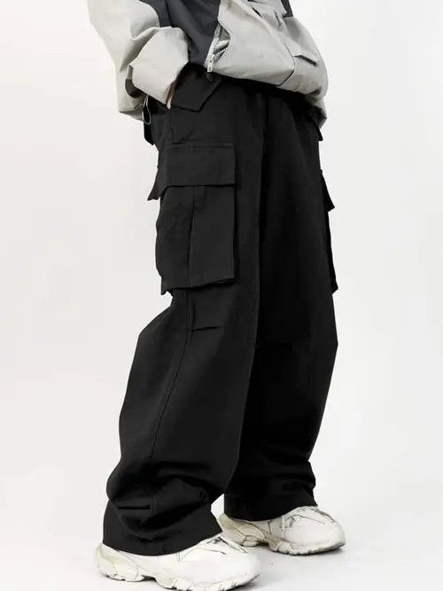 Designer × Japanese Brand × Vintage y2k baggy cargo hiphop Parachute pants Size US 30 / EU 46 - 1 Thumbnail