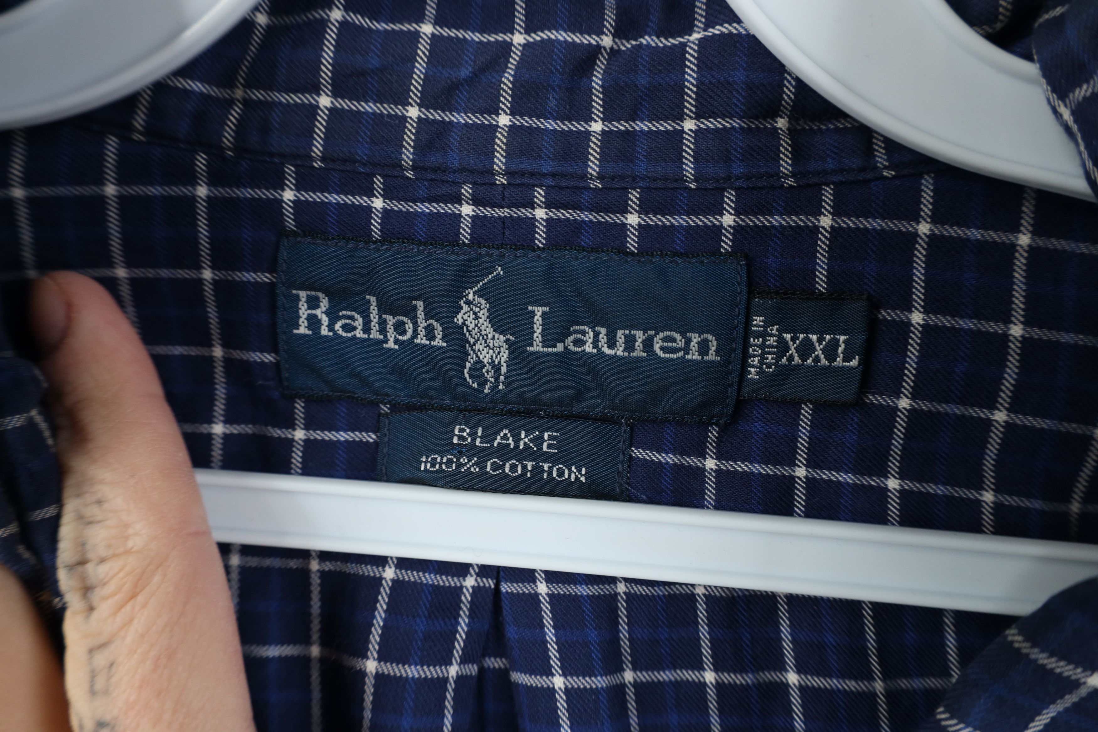 Ralph Lauren Vintage 90s Ralph Lauren Flannel Button Down Shirt Plaid Size US XXL / EU 58 / 5 - 6 Thumbnail
