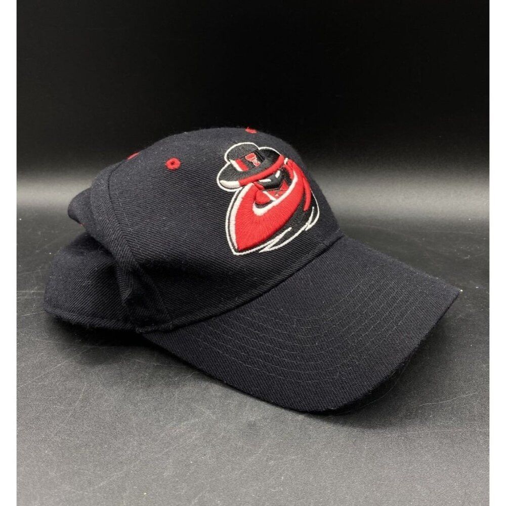 Zephyr Zephyr Brand Black Texas Tech Fitted Hat 7 1/4 Embroidery R Size ONE SIZE - 2 Thumbnail