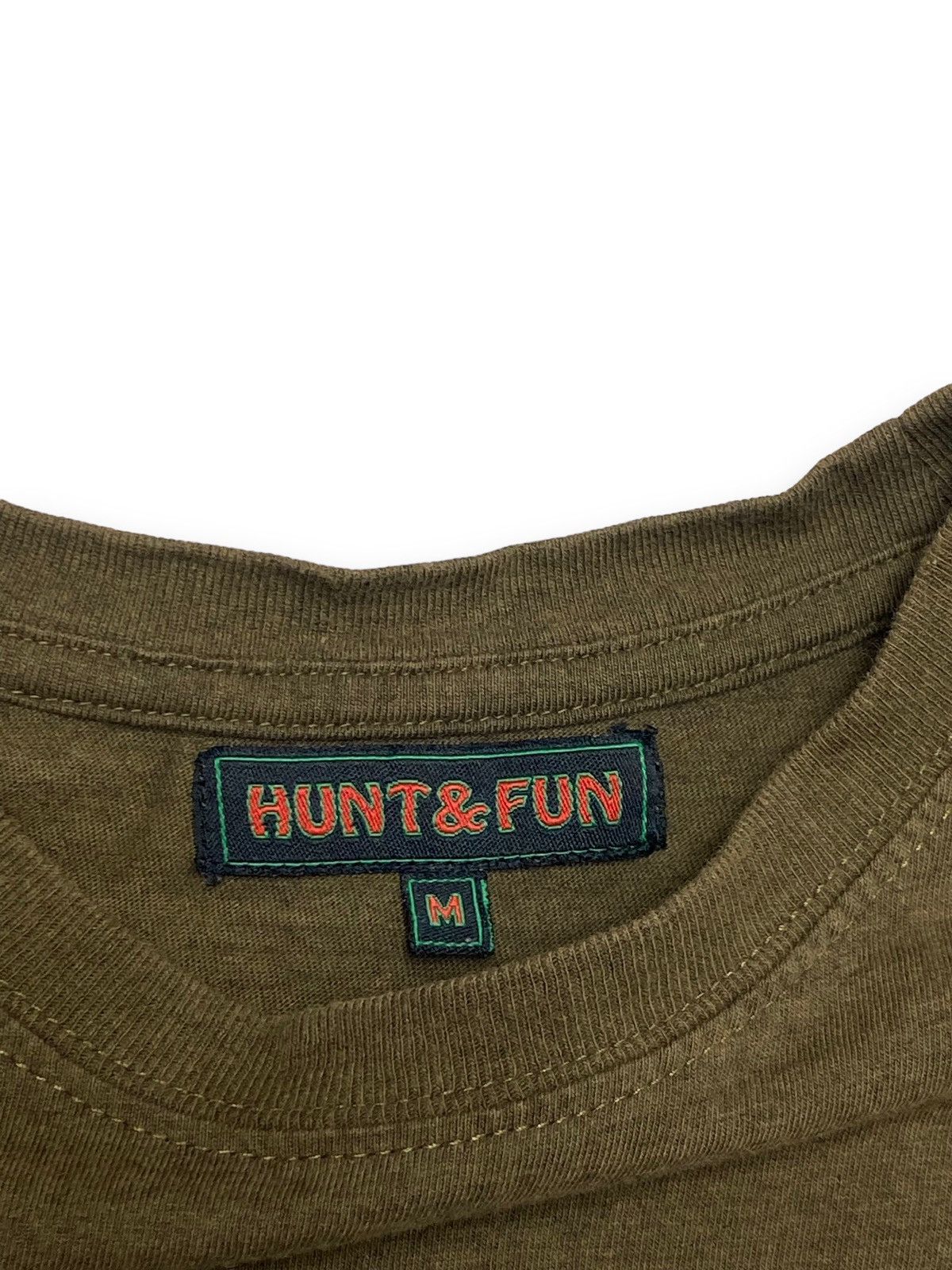 Hunt Club Vintage HUNT&FUN Brown Vegetarian Big Logo T Shirt Size US M / EU 48-50 / 2 - 4 Thumbnail