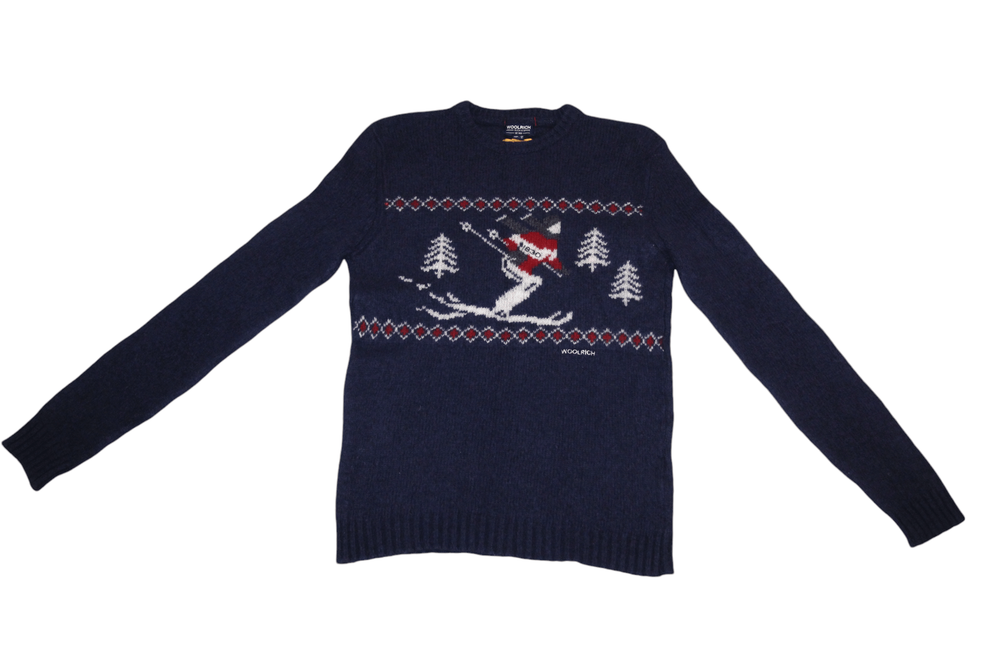 Woolrich Woolen Mills Woolrich John Rich & Bros. Skiing Holiday Wool Blend Sweater Size US XS / EU 42 / 0 - 5 Thumbnail