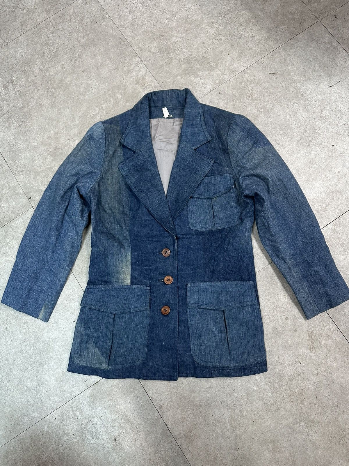 Japanese Brand Vintage Japanese Jeans Blazer Size US S / EU 44-46 / 1 - 1 Thumbnail