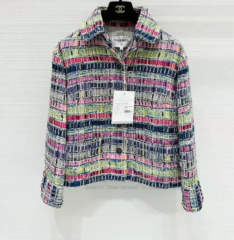 Chanel Chanel Colourful tweed knitted coat Size XS / US 0-2 / IT 36-38 - 1 Thumbnail