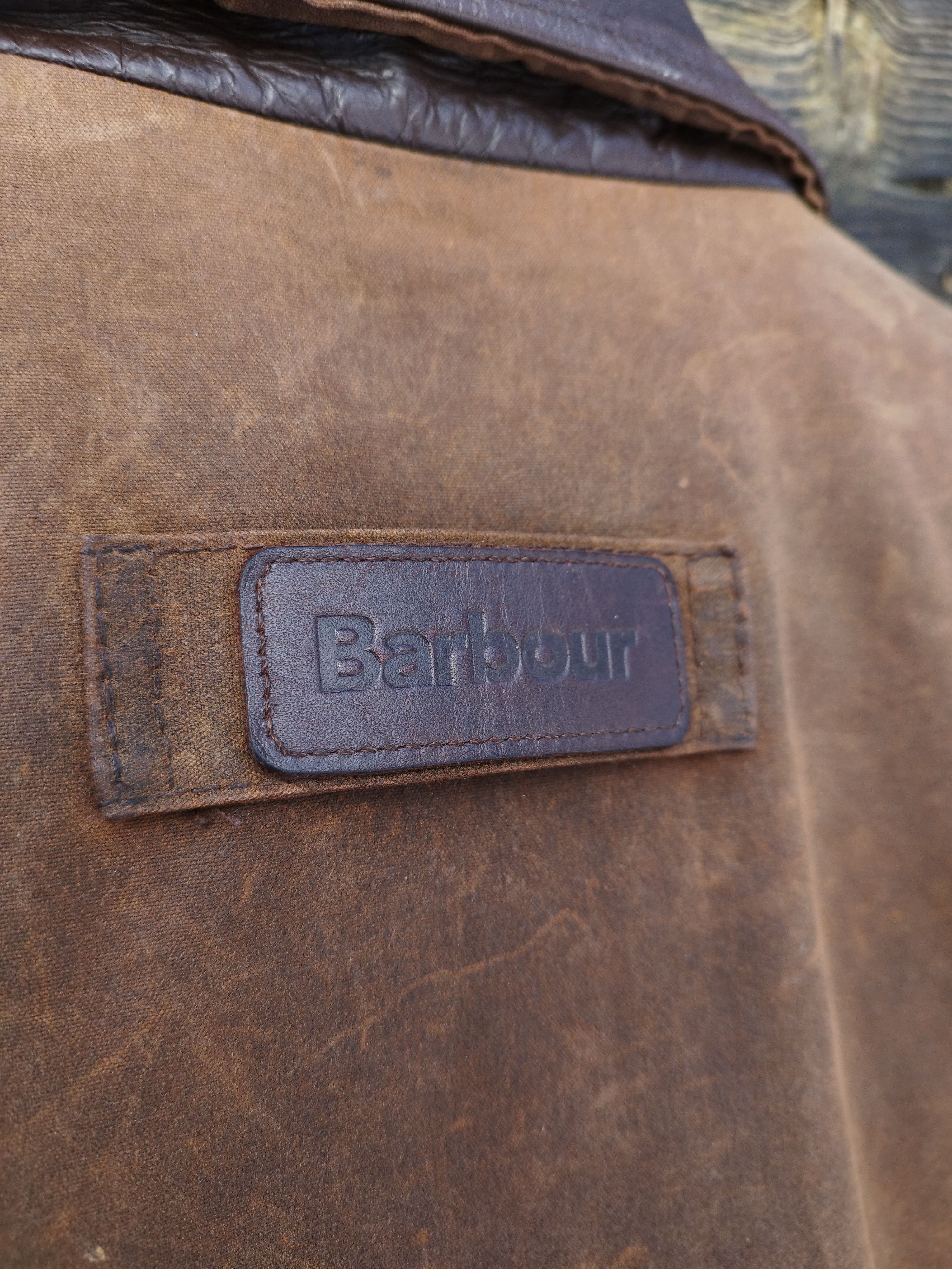 Barbour Barbour A1550 Bushman Waxed Cotton Jacket Brown Size M Size US M / EU 48-50 / 2 - 17 Thumbnail