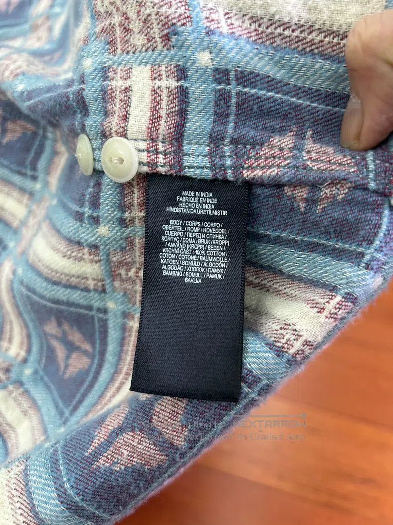 RRL Ralph Lauren RRL Ralph Lauren Blue, white and red plaid shirt Size US M / EU 48-50 / 2 - 4 Thumbnail