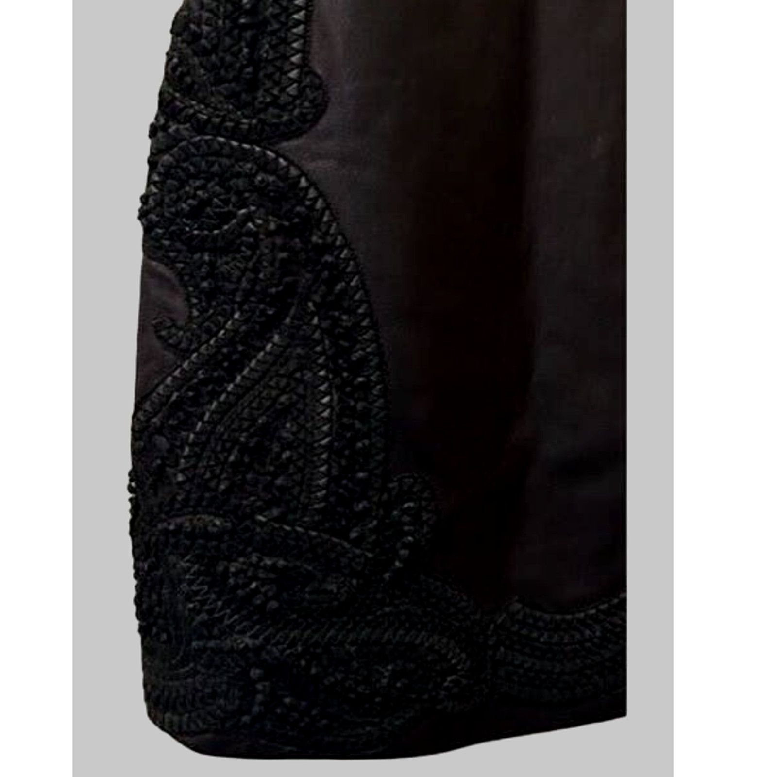 Free People New City Slicker Leather Mini Dress $698 SIZE 10 Black Size L / US 10 / IT 46 - 7 Thumbnail