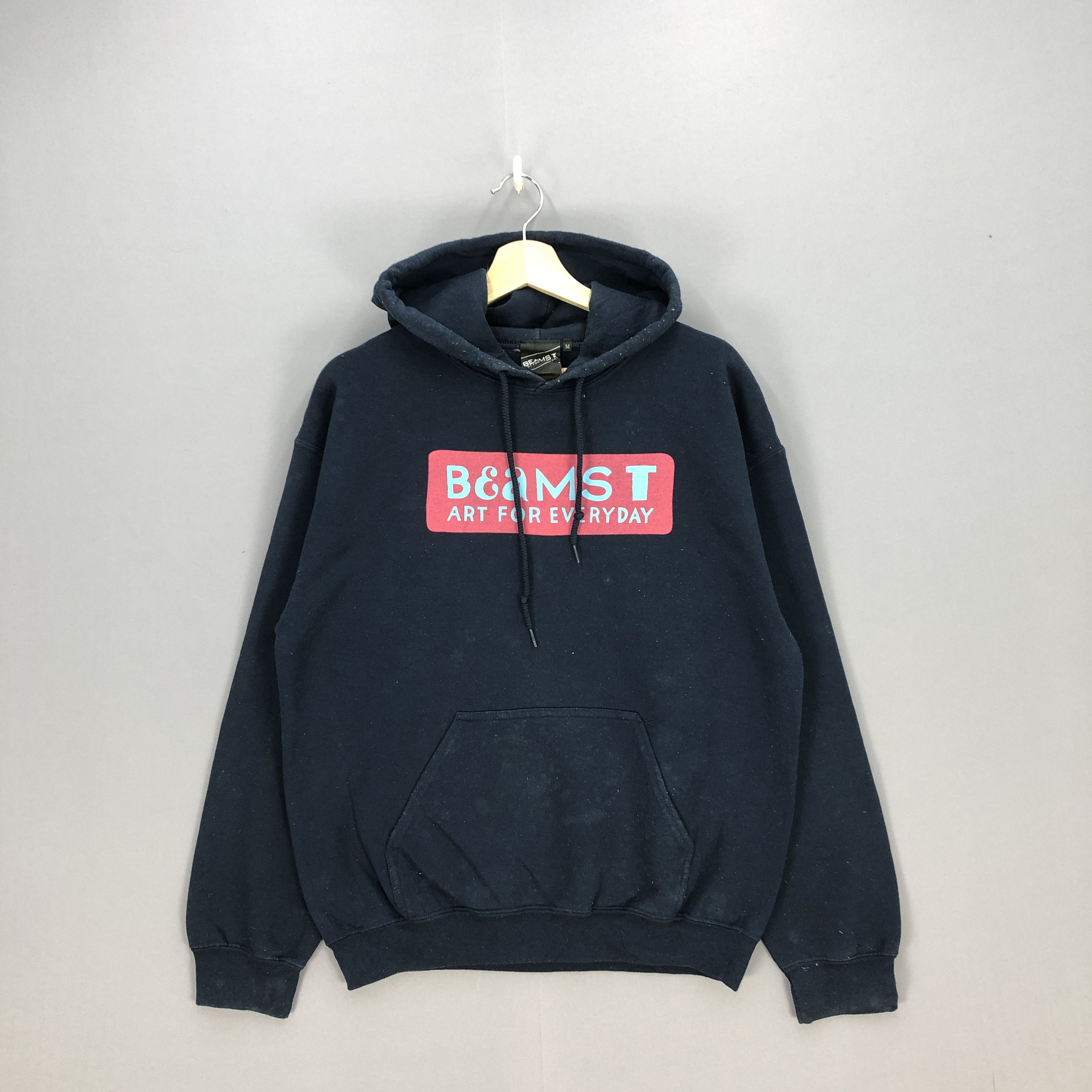 Beams Plus × Vintage Vintage Beams Sweatshirt Hoodie Beams Sweater Hooded Size US M / EU 48-50 / 2 - 1 Thumbnail